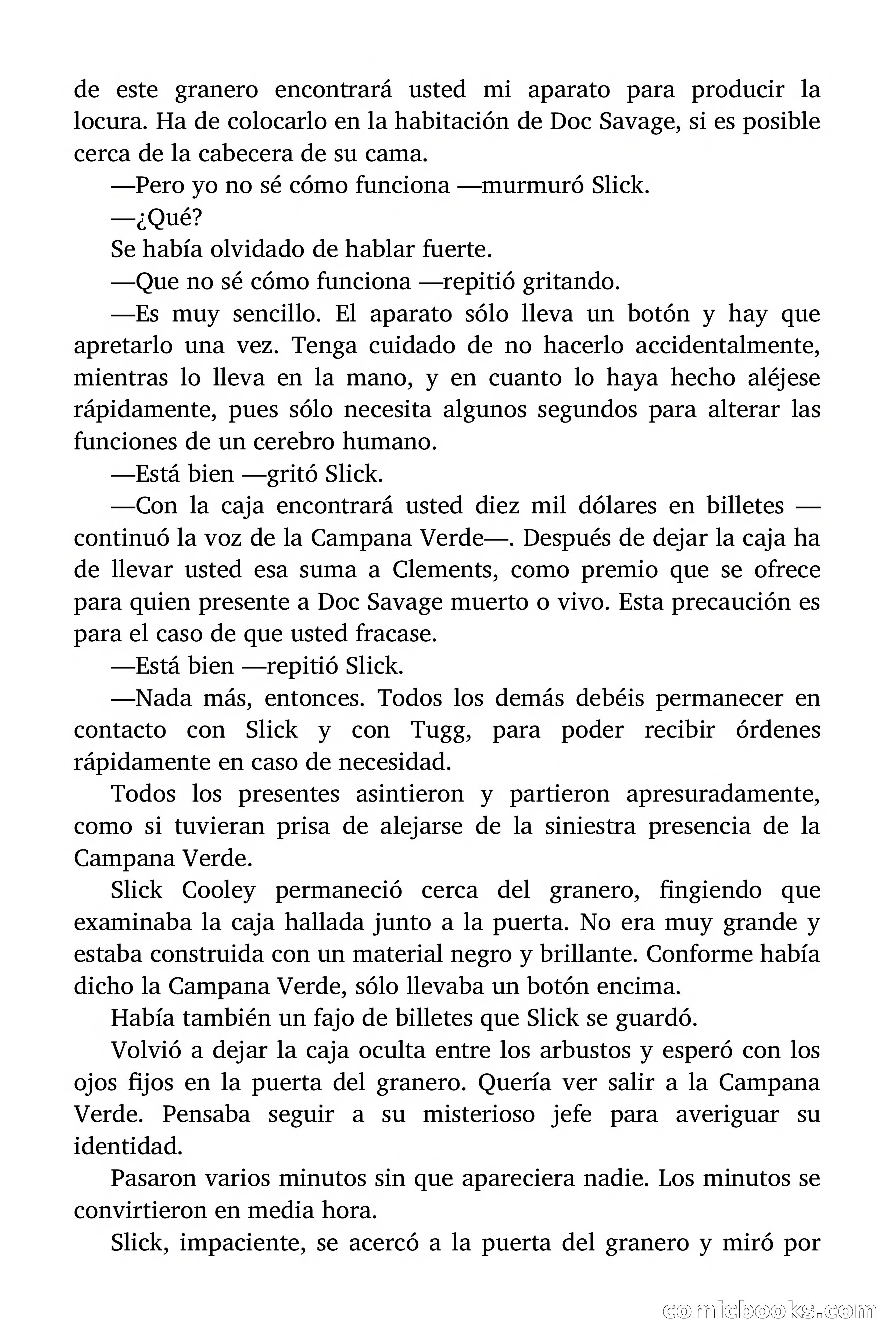 Doc Savage: La Campana Verde — page 75 of 182