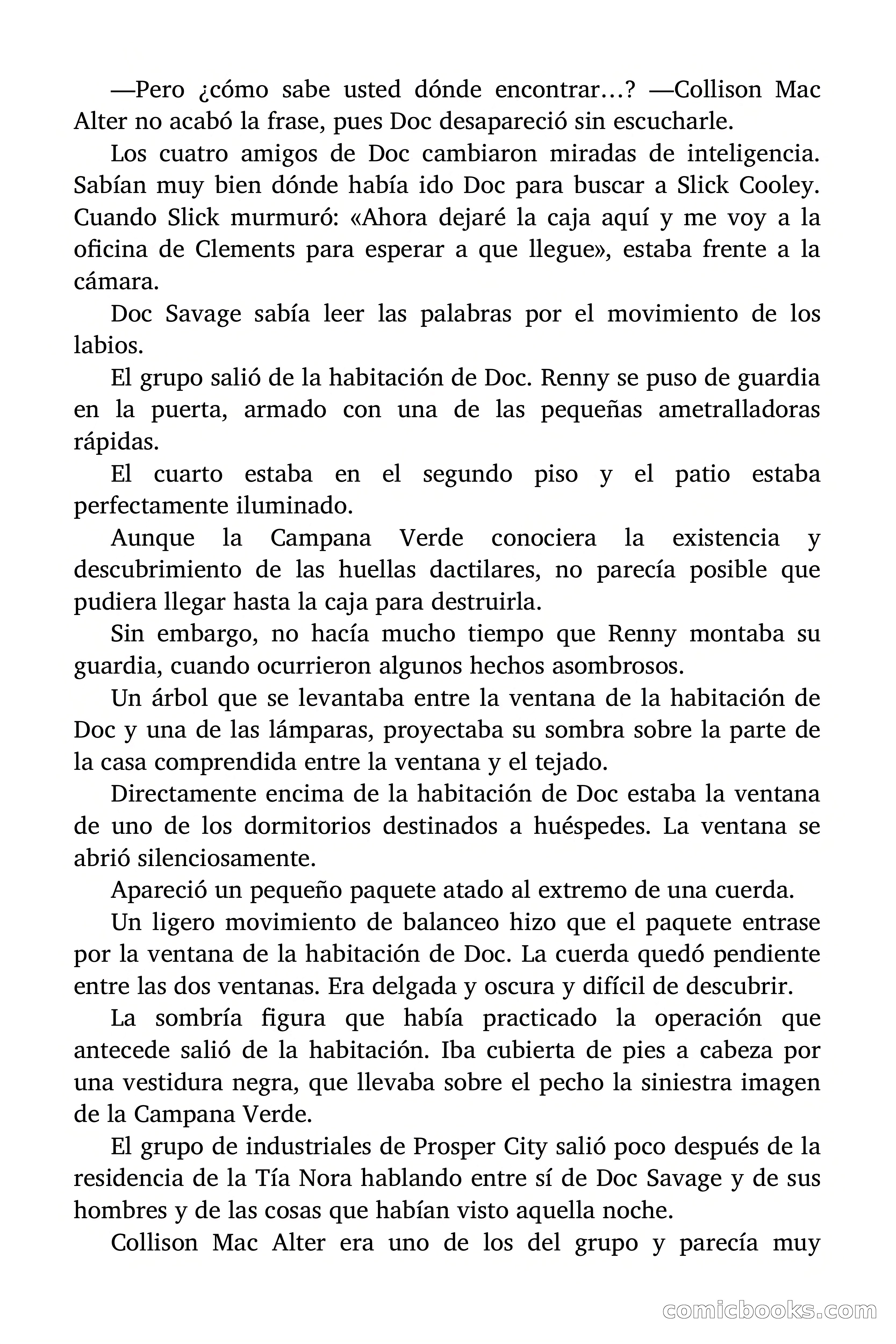 Doc Savage: La Campana Verde — page 87 of 182