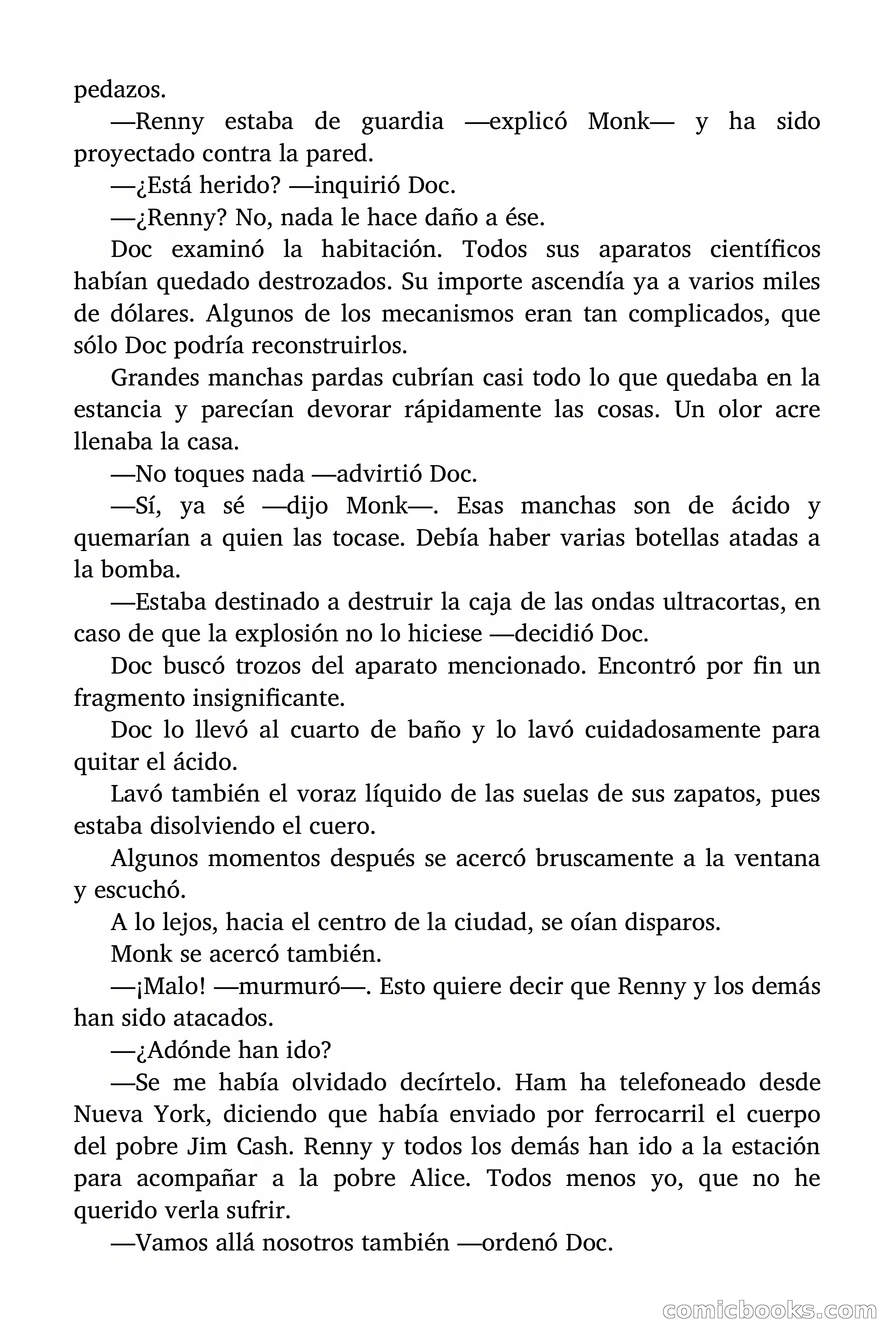 Doc Savage: La Campana Verde — page 100 of 182