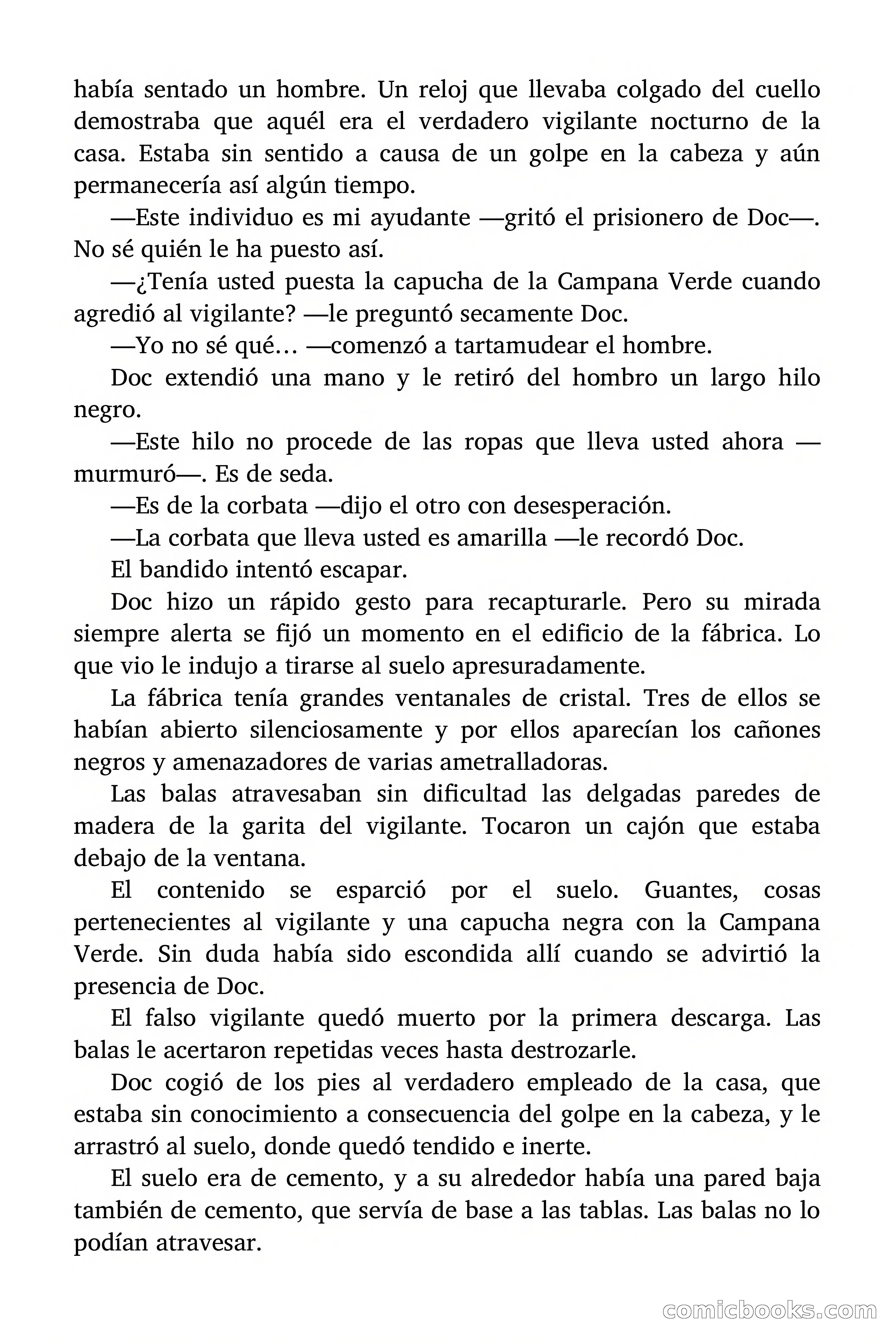 Doc Savage: La Campana Verde — page 105 of 182