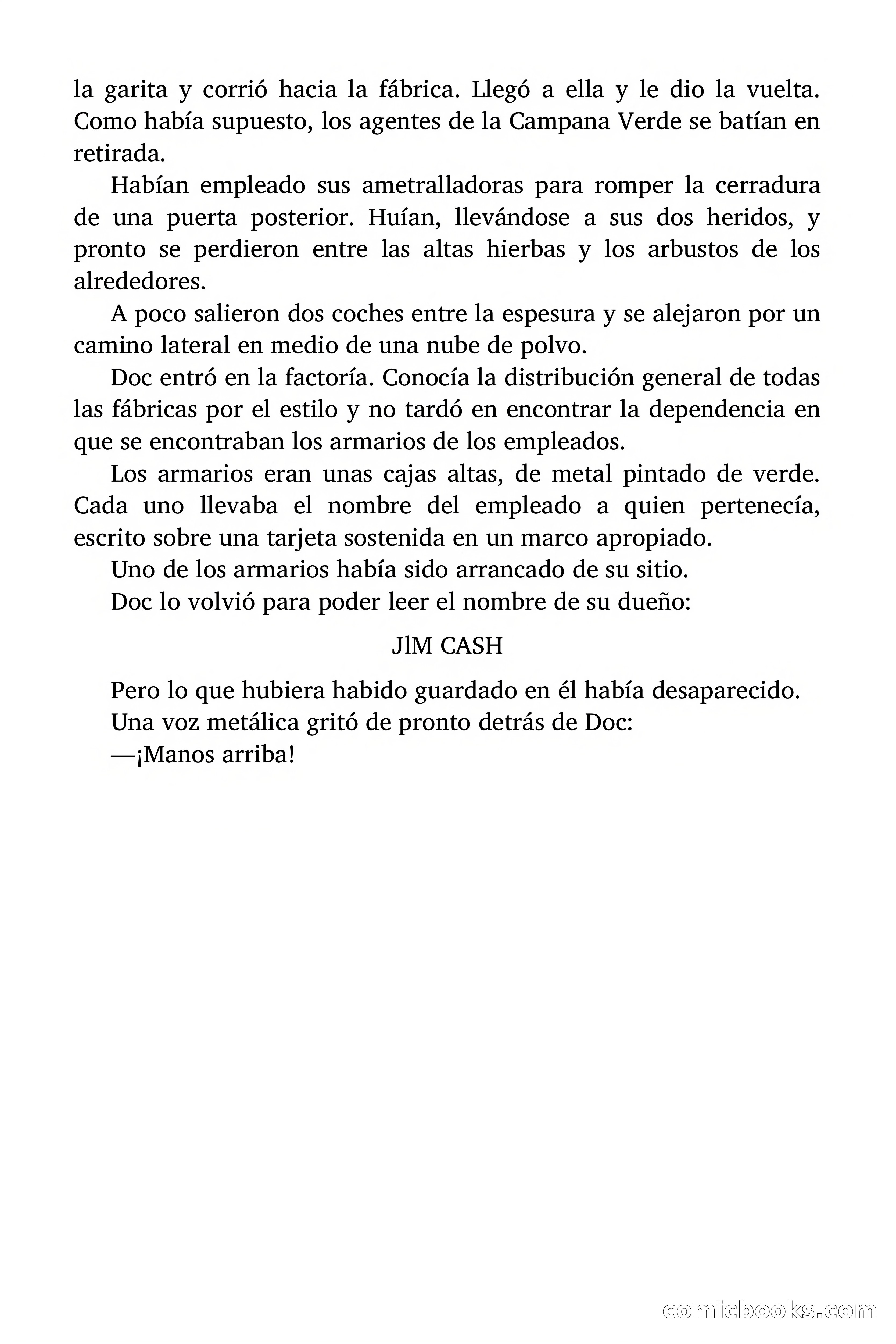 Doc Savage: La Campana Verde — page 107 of 182
