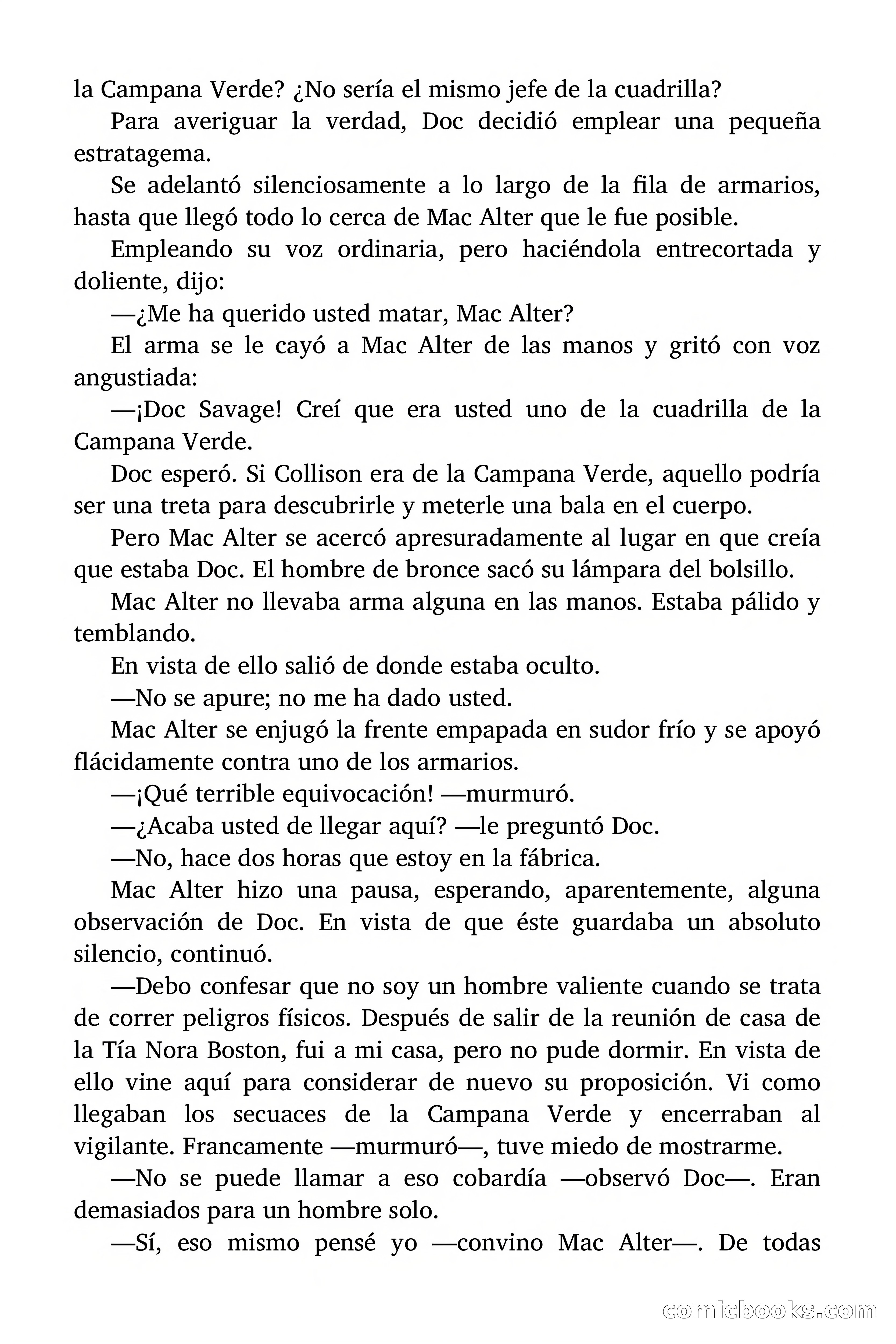 Doc Savage: La Campana Verde — page 109 of 182