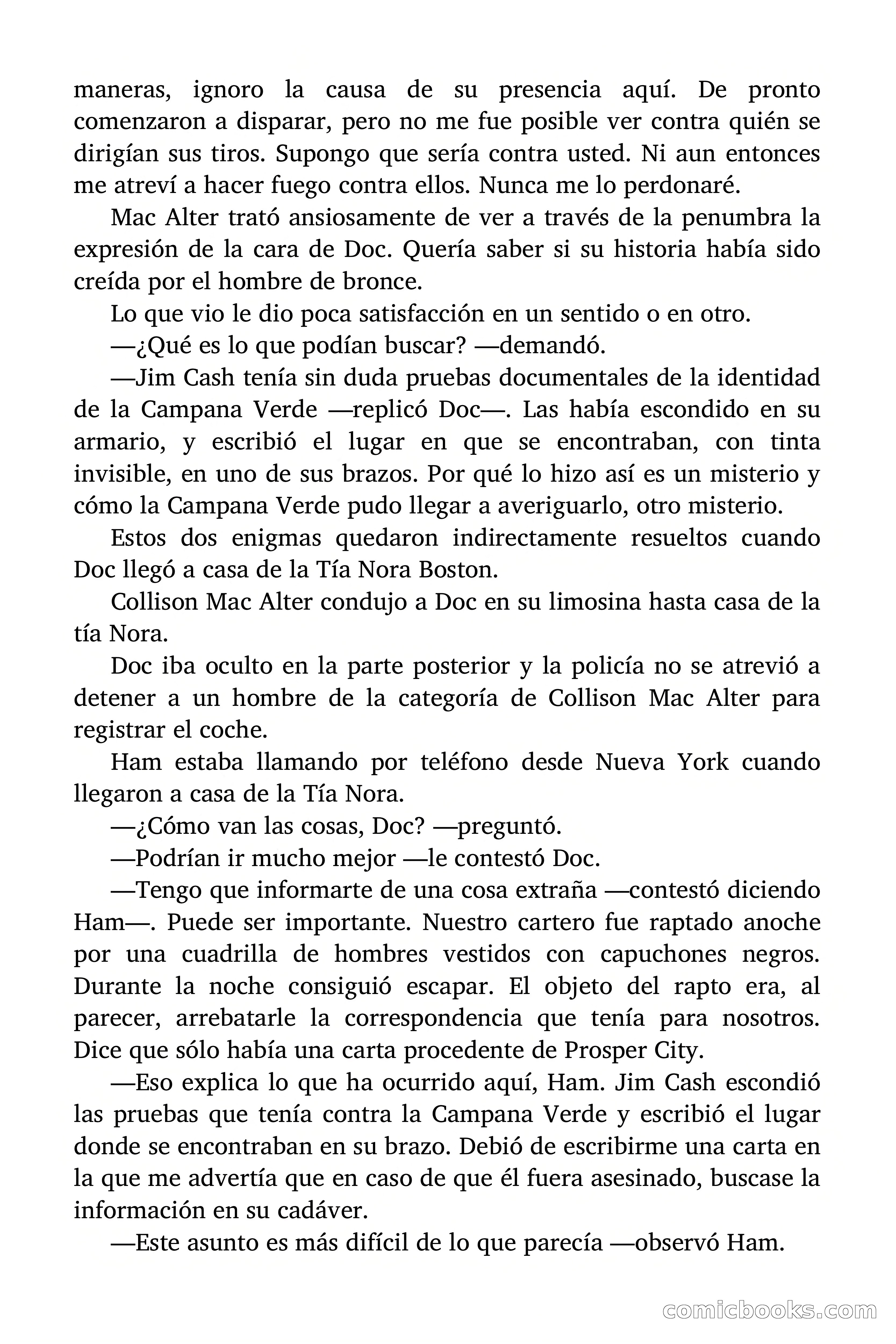 Doc Savage: La Campana Verde — page 110 of 182