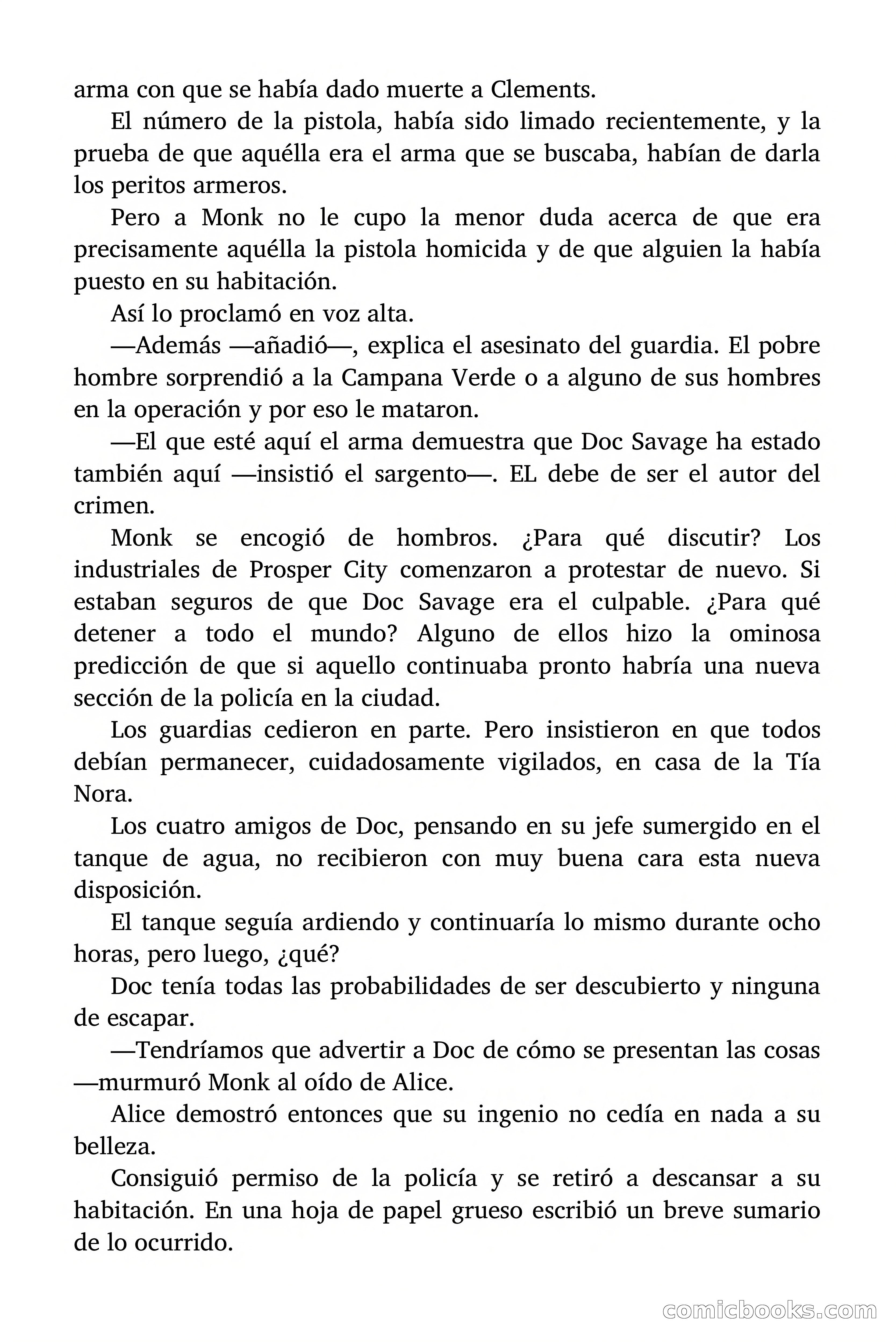 Doc Savage: La Campana Verde — page 119 of 182