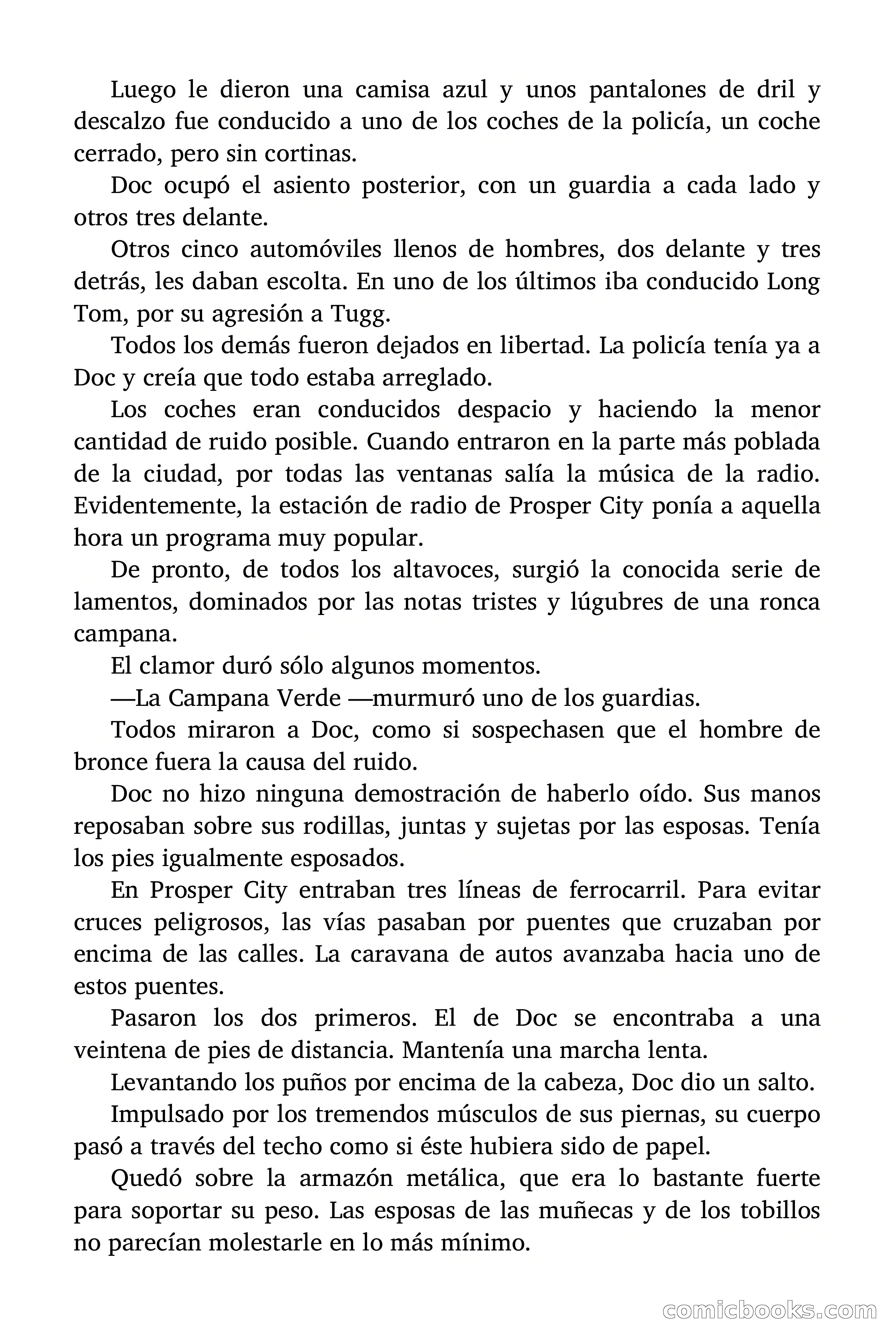 Doc Savage: La Campana Verde — page 122 of 182