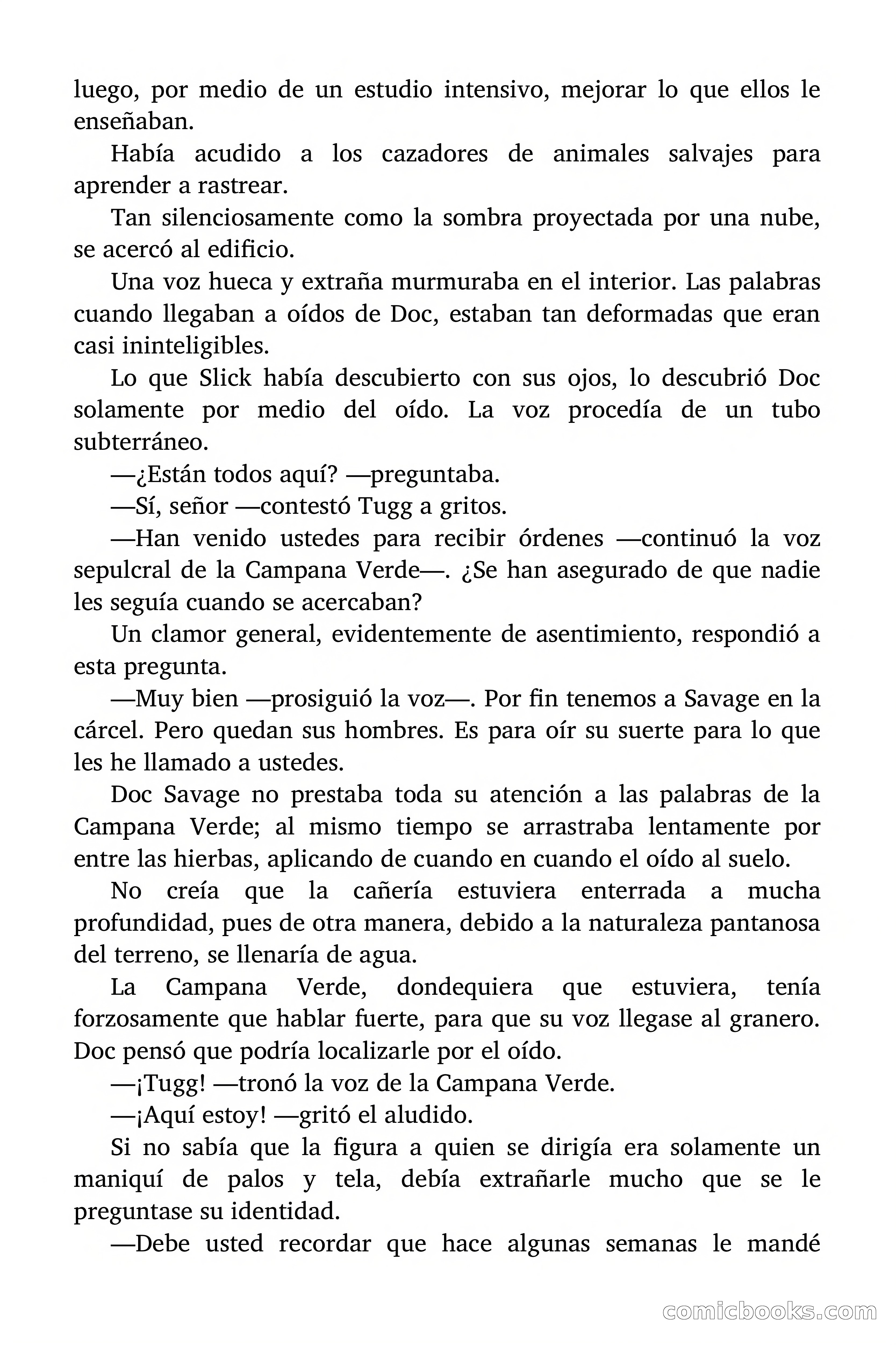 Doc Savage: La Campana Verde — page 125 of 182