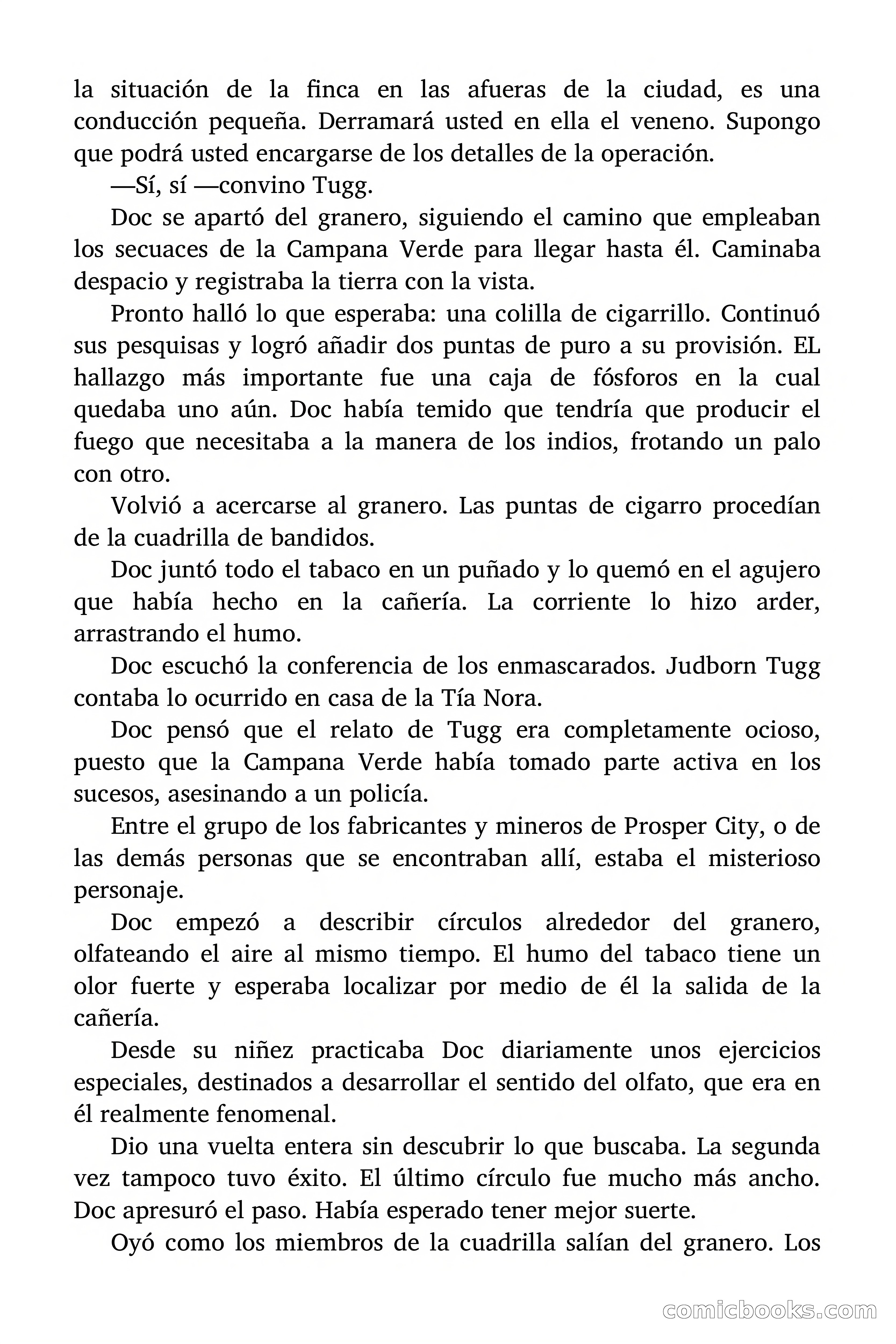 Doc Savage: La Campana Verde — page 127 of 182