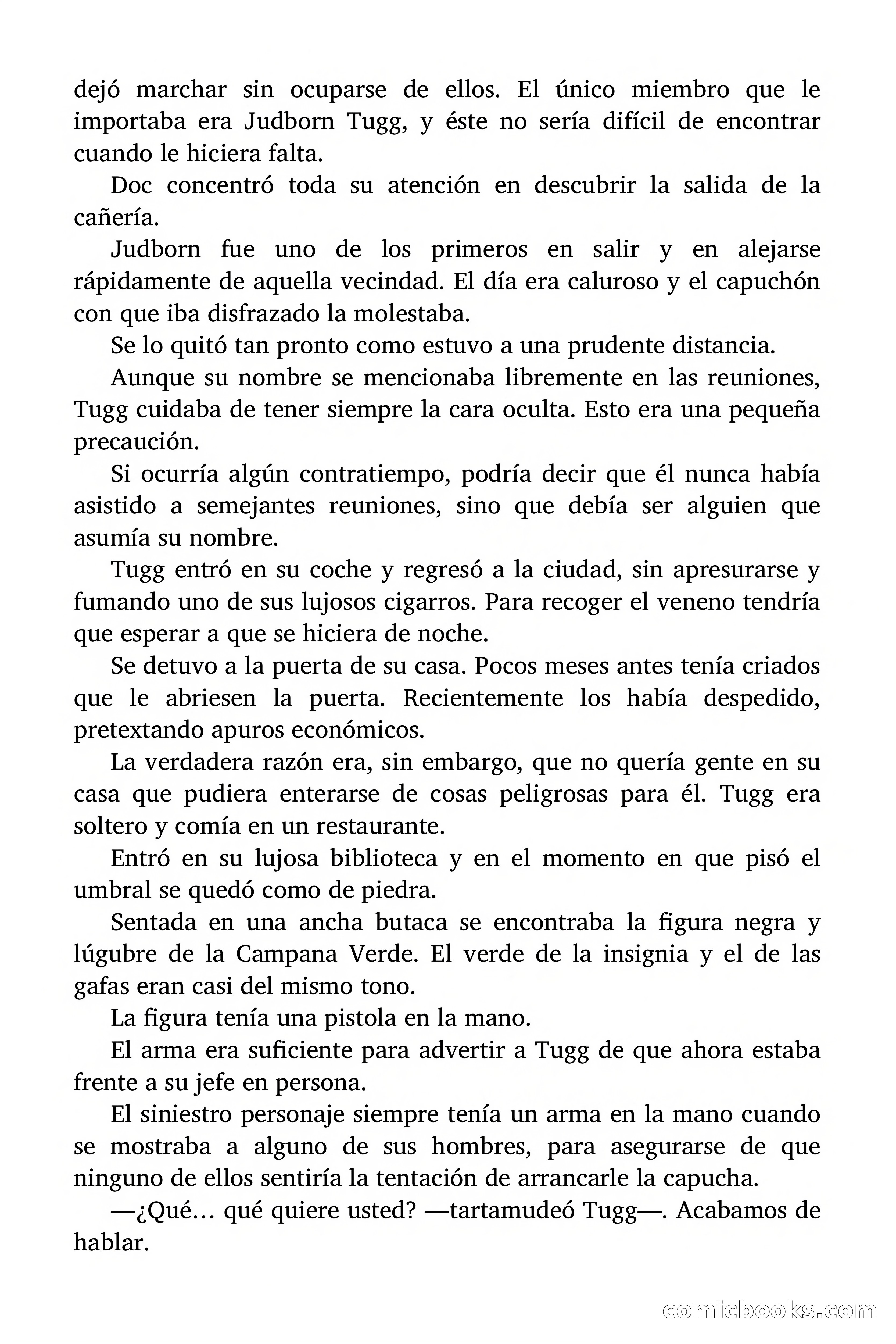 Doc Savage: La Campana Verde — page 128 of 182