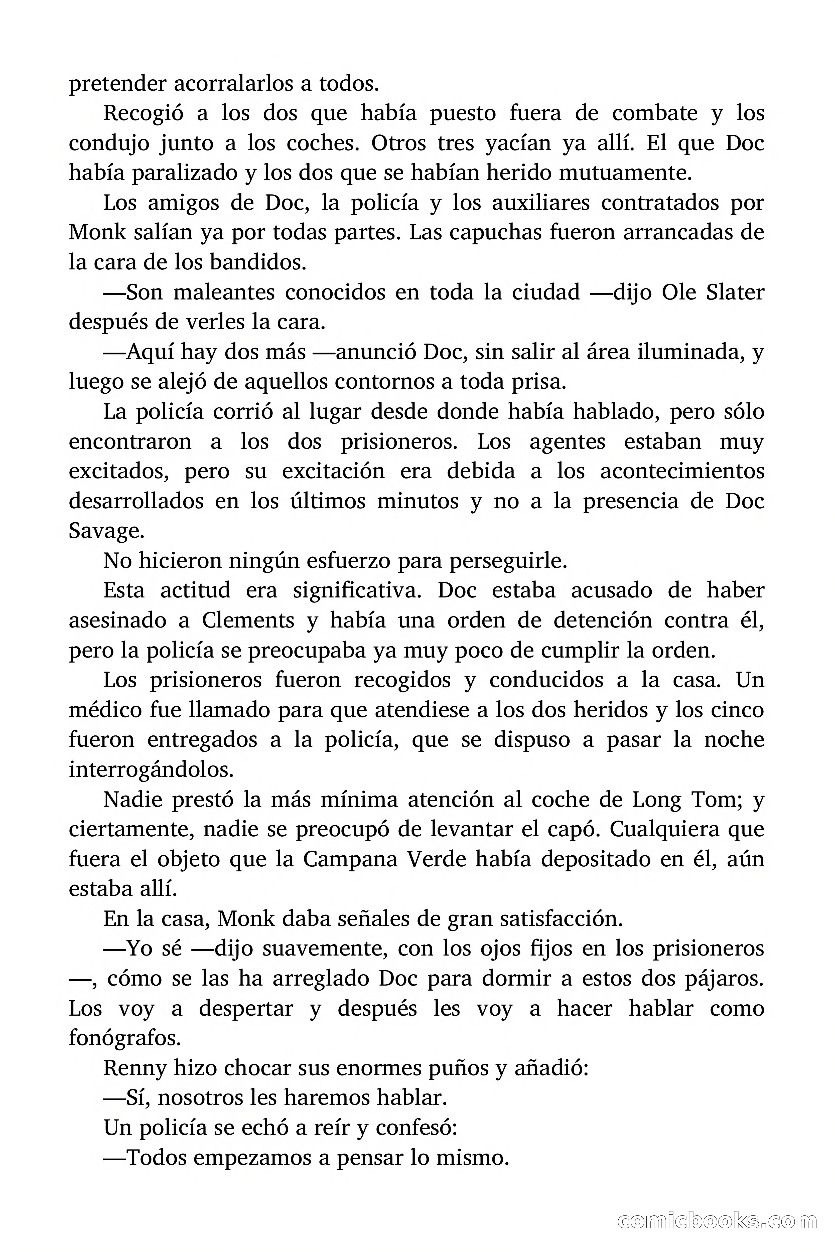 Doc Savage: La Campana Verde — page 152 of 182
