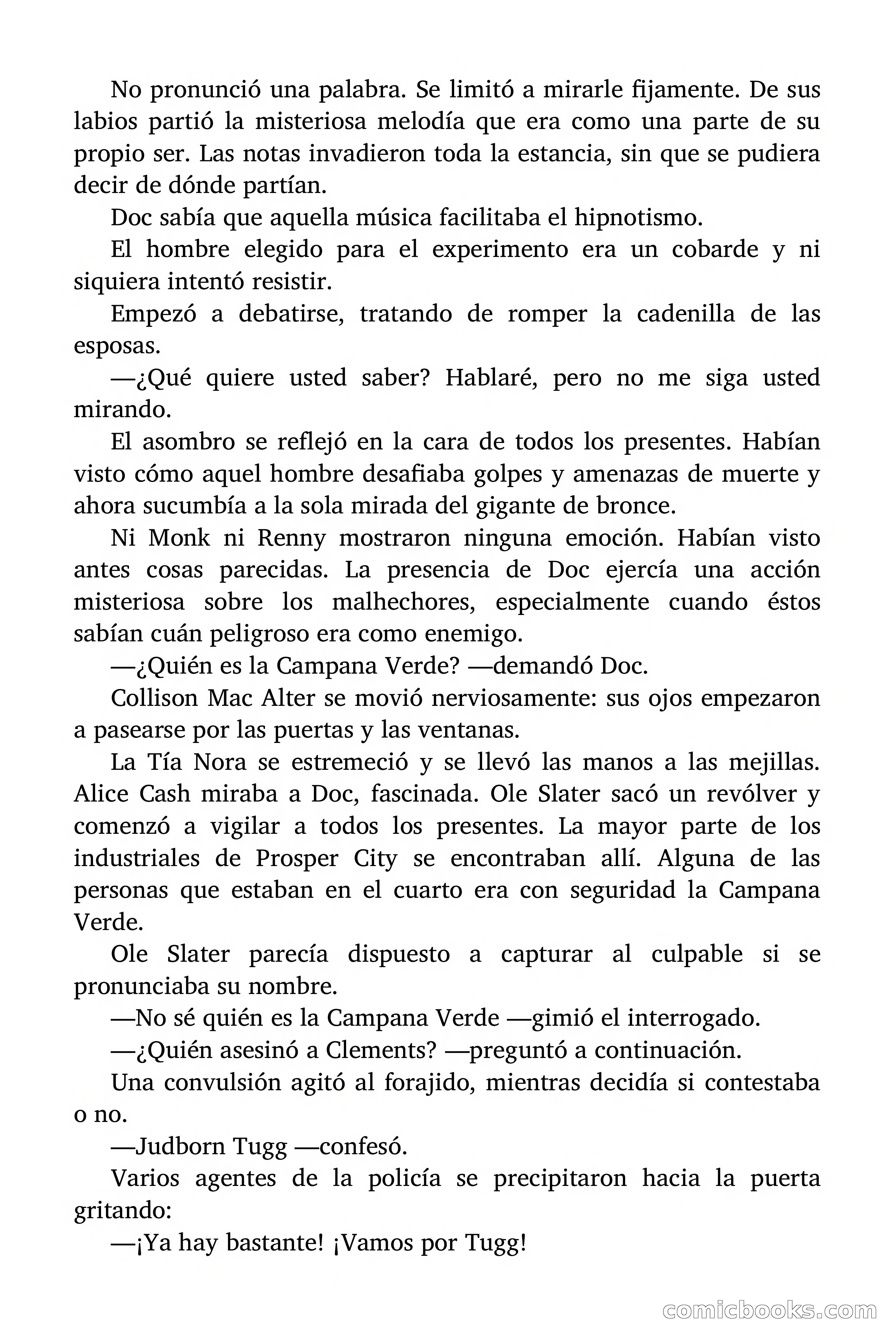 Doc Savage: La Campana Verde — page 159 of 182