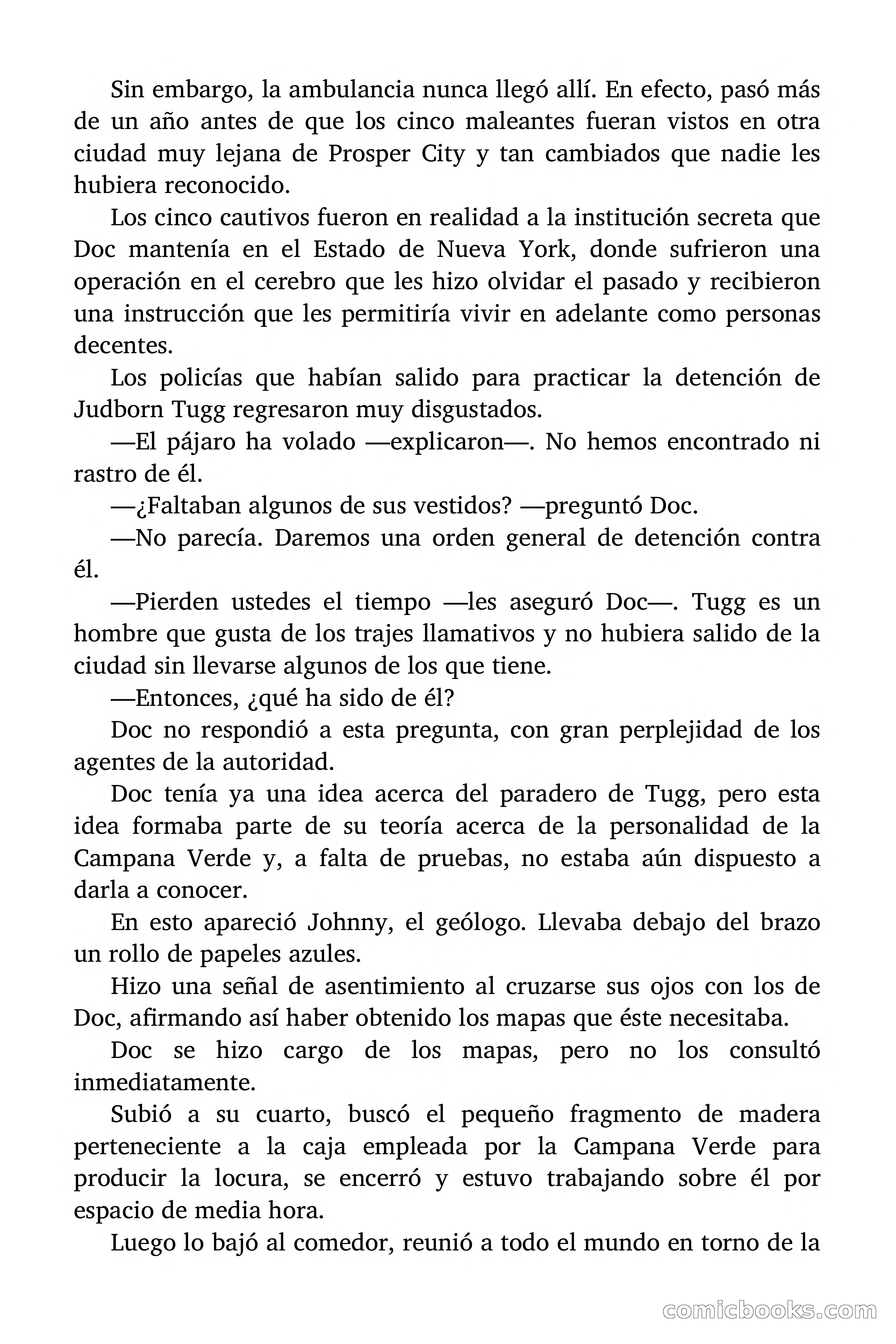 Doc Savage: La Campana Verde — page 161 of 182