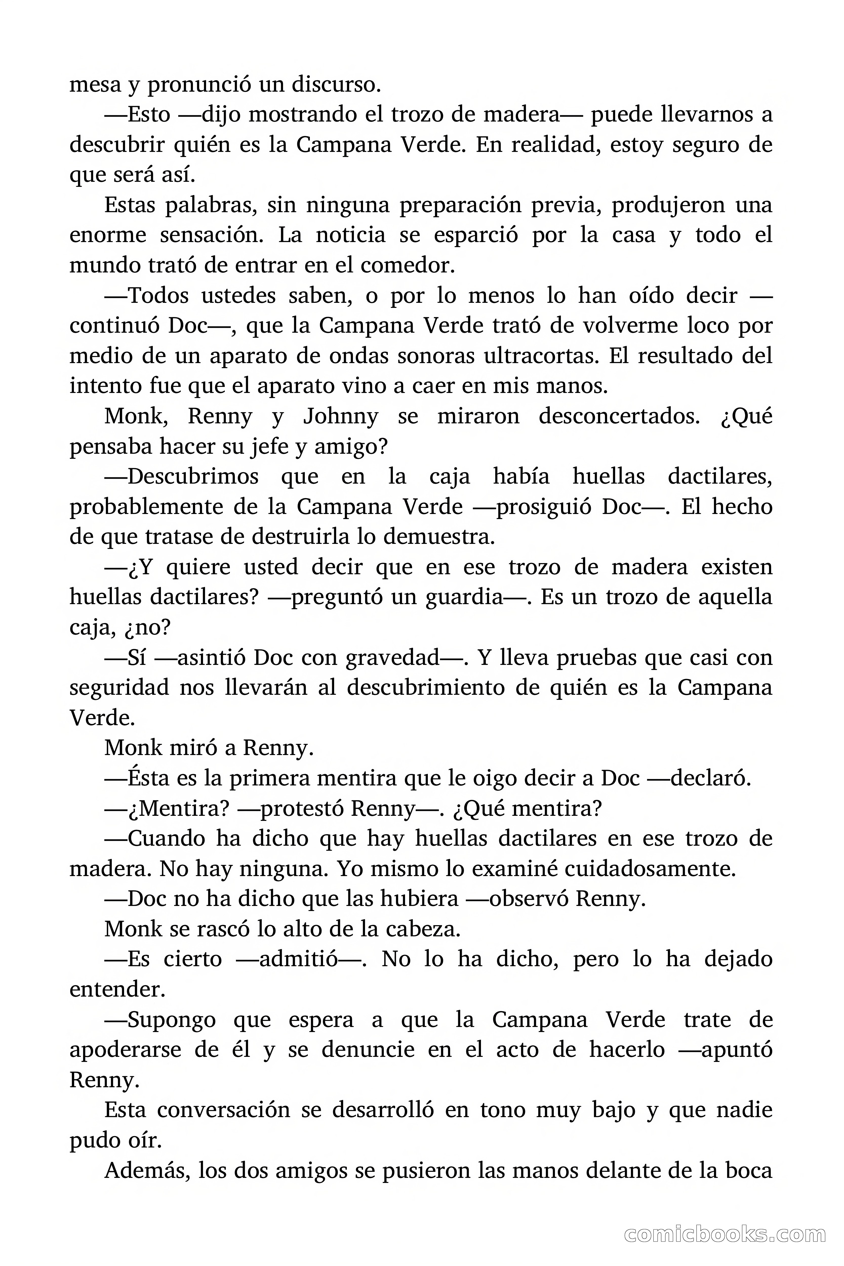 Doc Savage: La Campana Verde — page 162 of 182