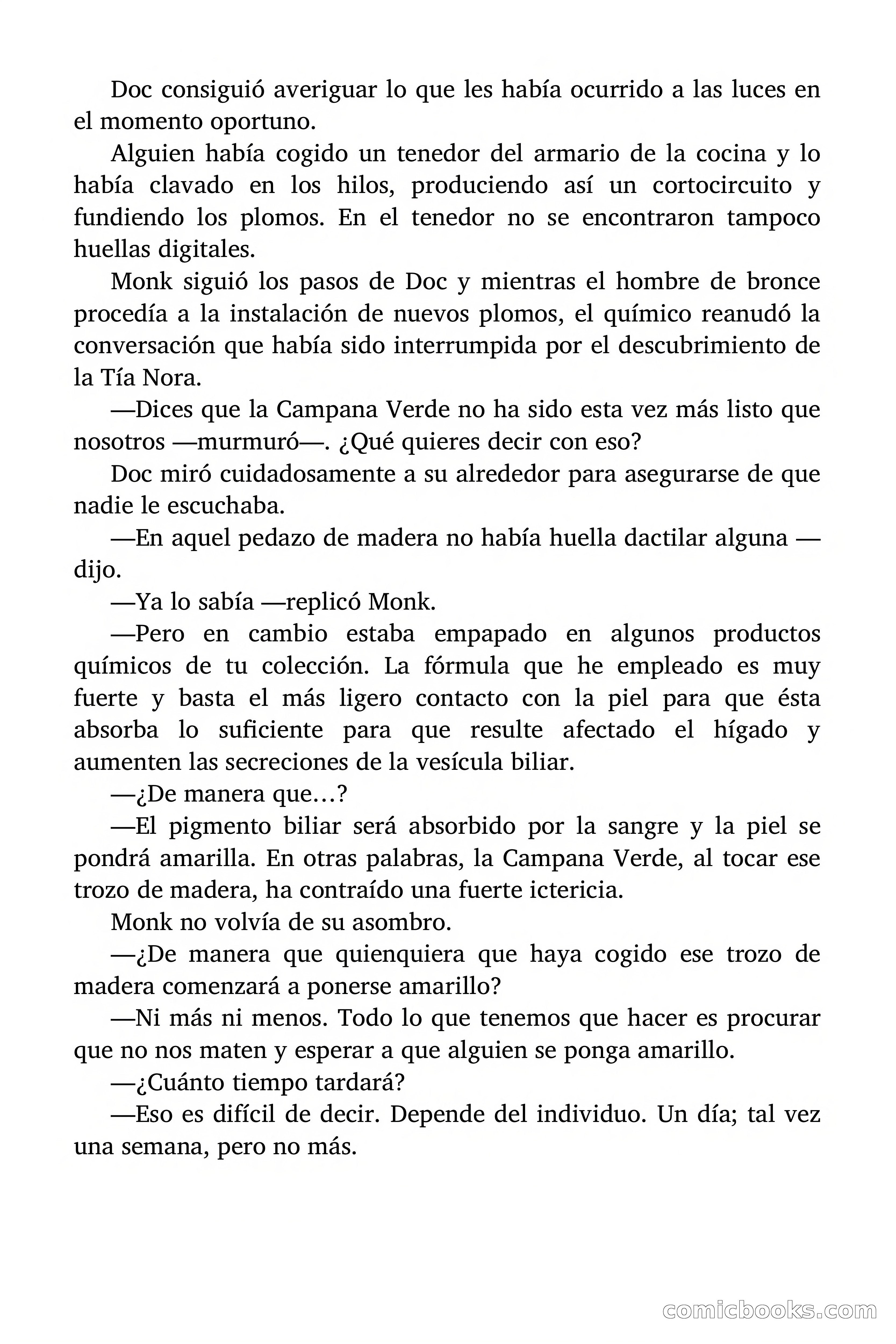 Doc Savage: La Campana Verde — page 165 of 182