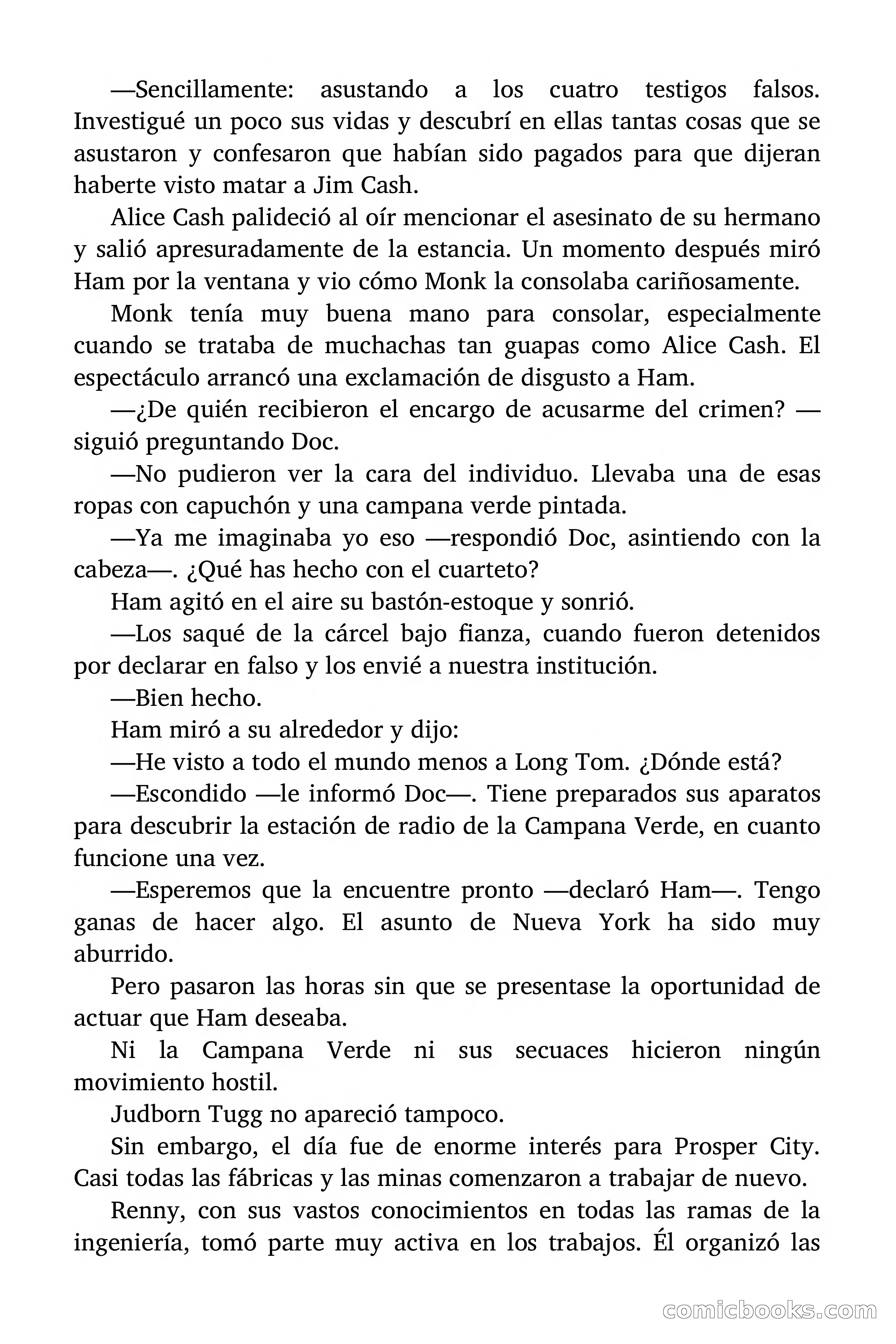 Doc Savage: La Campana Verde — page 167 of 182