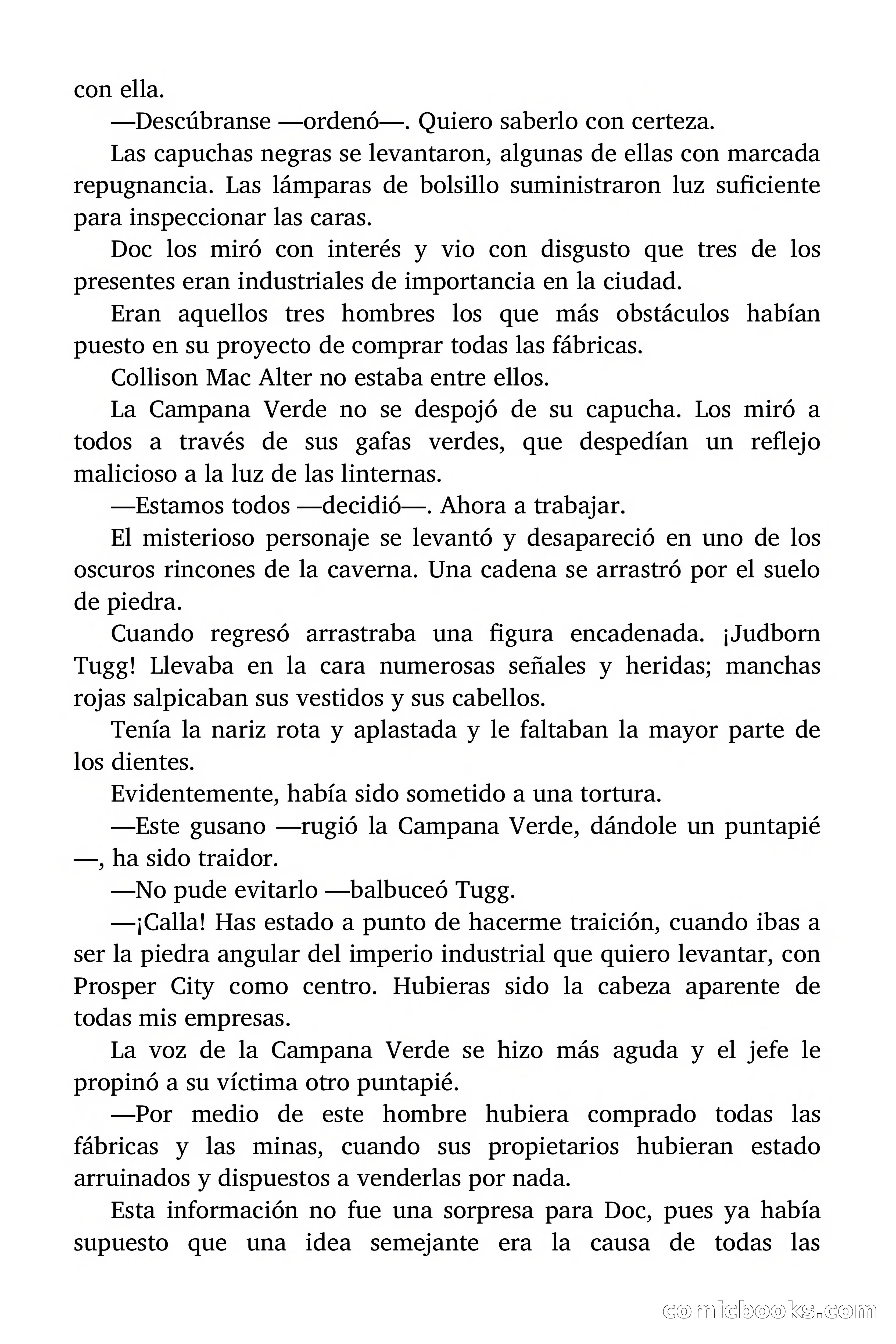 Doc Savage: La Campana Verde — page 174 of 182