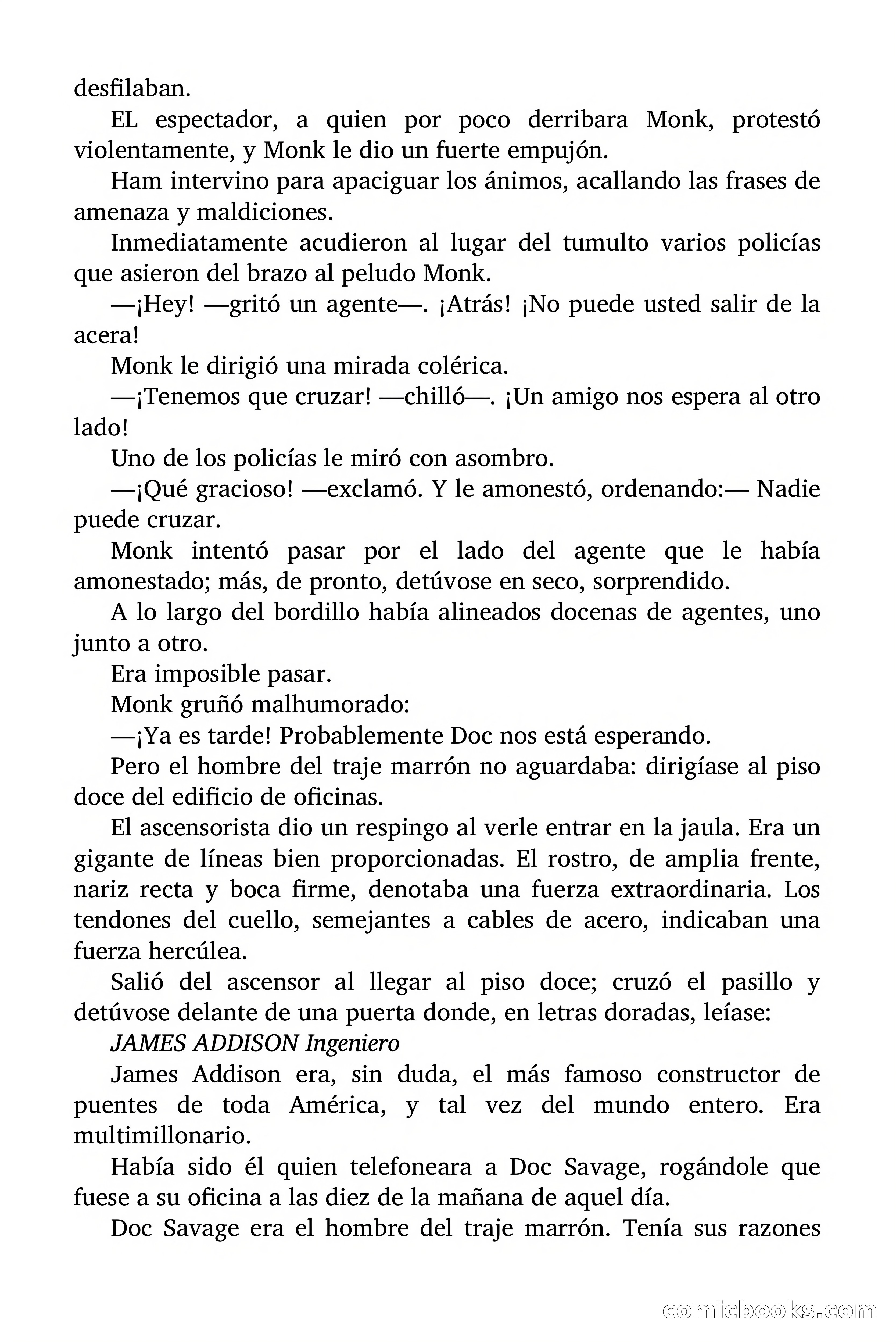 Doc Savage: Herencia diabólica — page 7 of 120