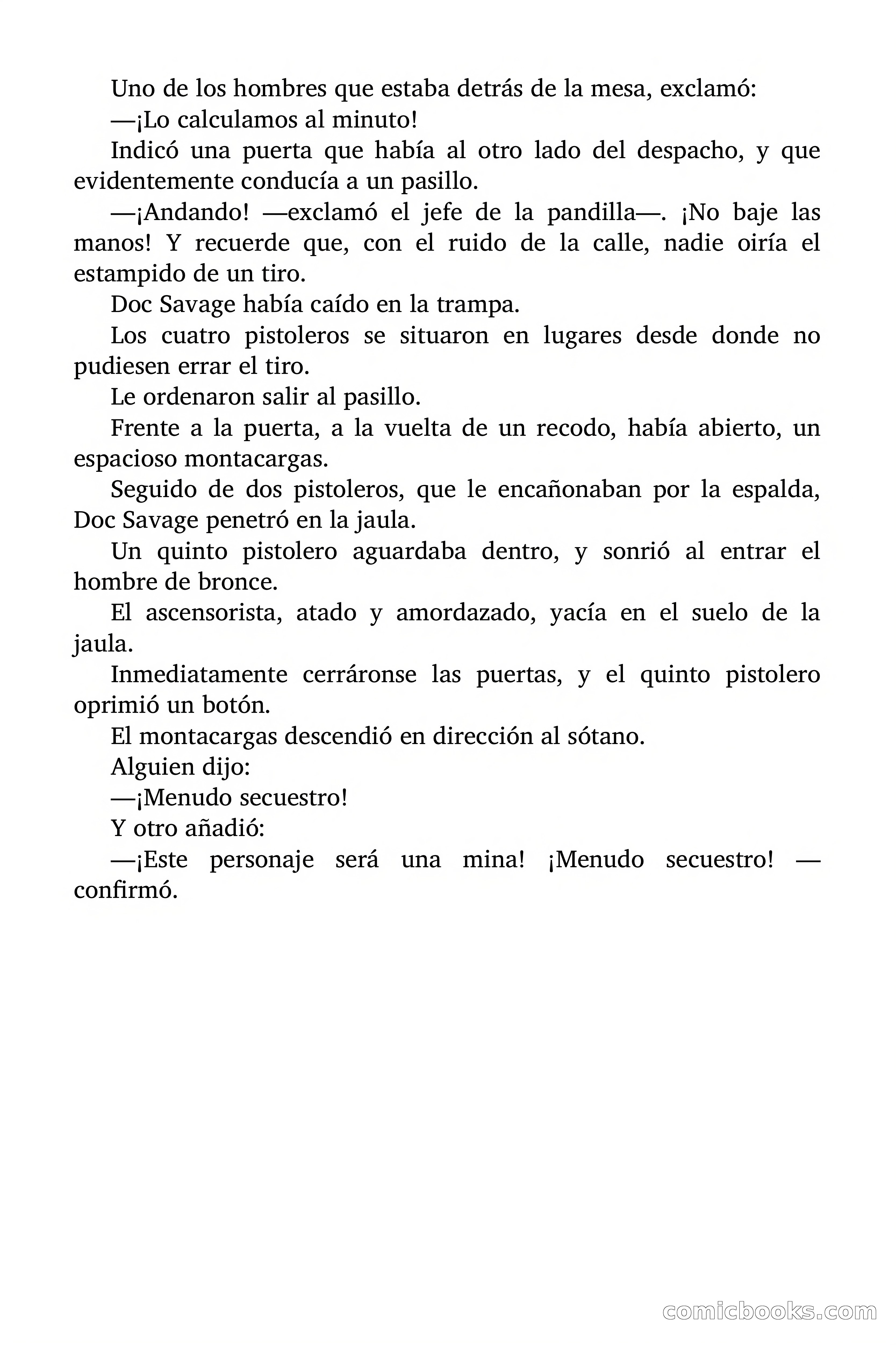 Doc Savage: Herencia diabólica — page 10 of 120