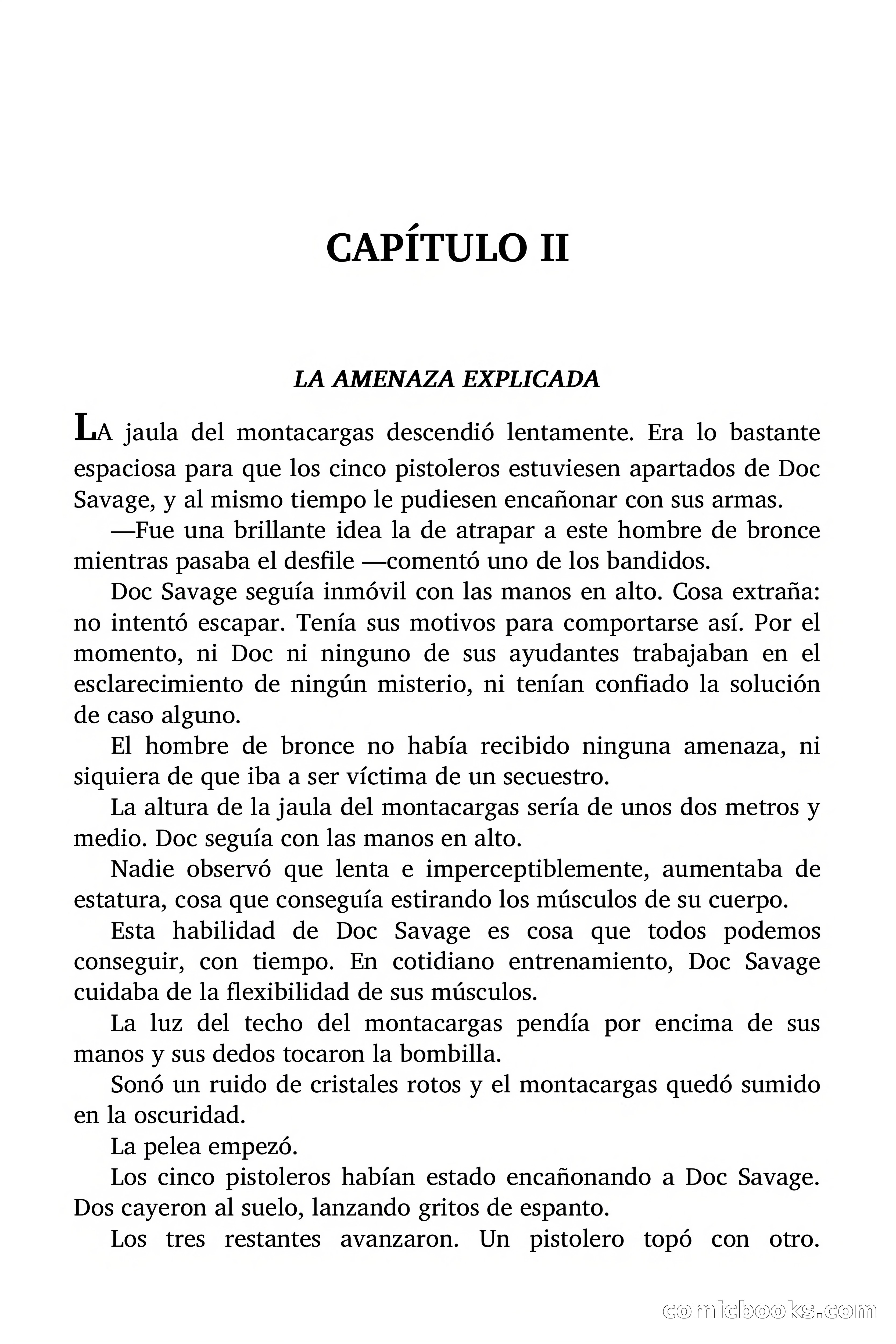 Doc Savage: Herencia diabólica — page 11 of 120