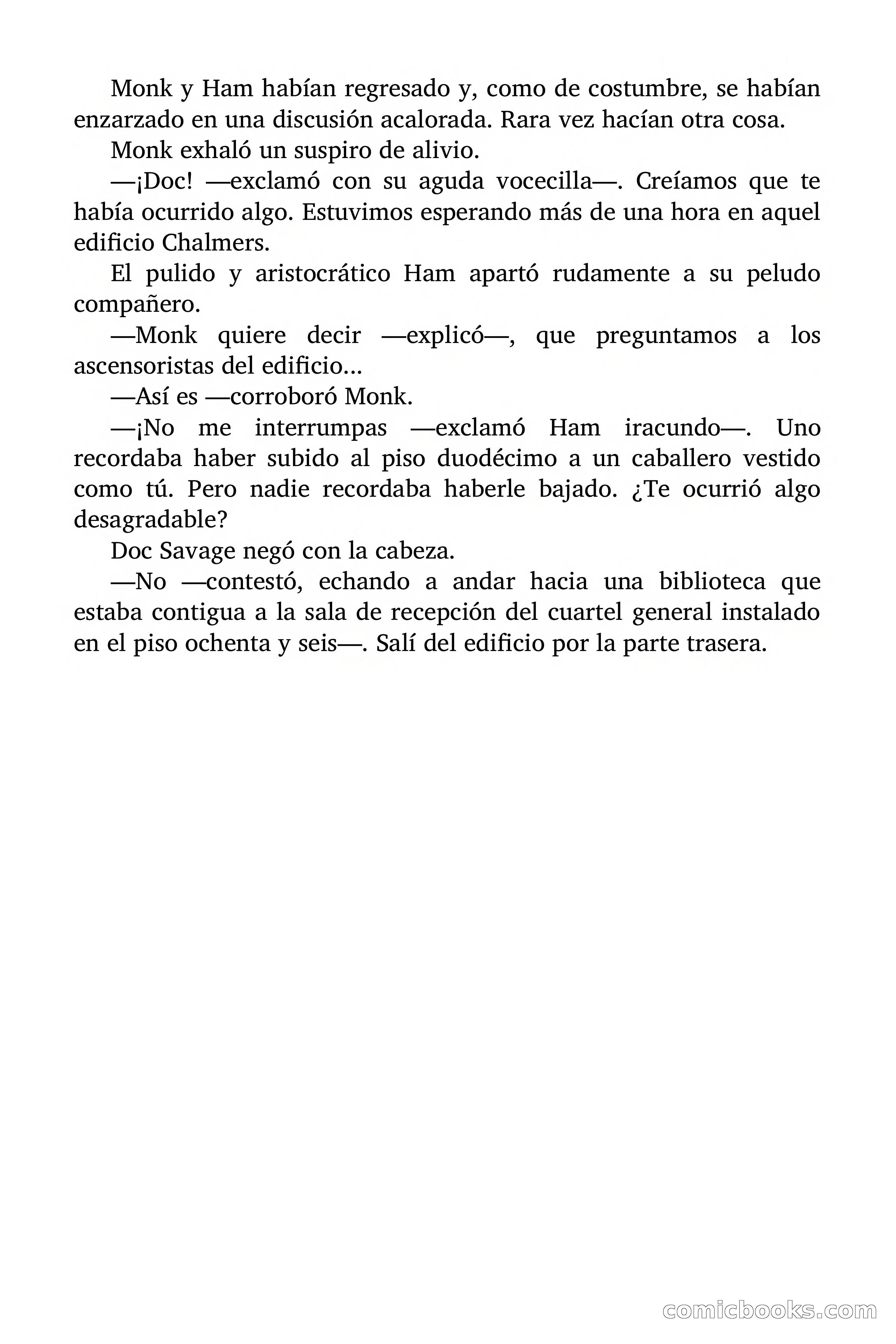 Doc Savage: Herencia diabólica — page 16 of 120