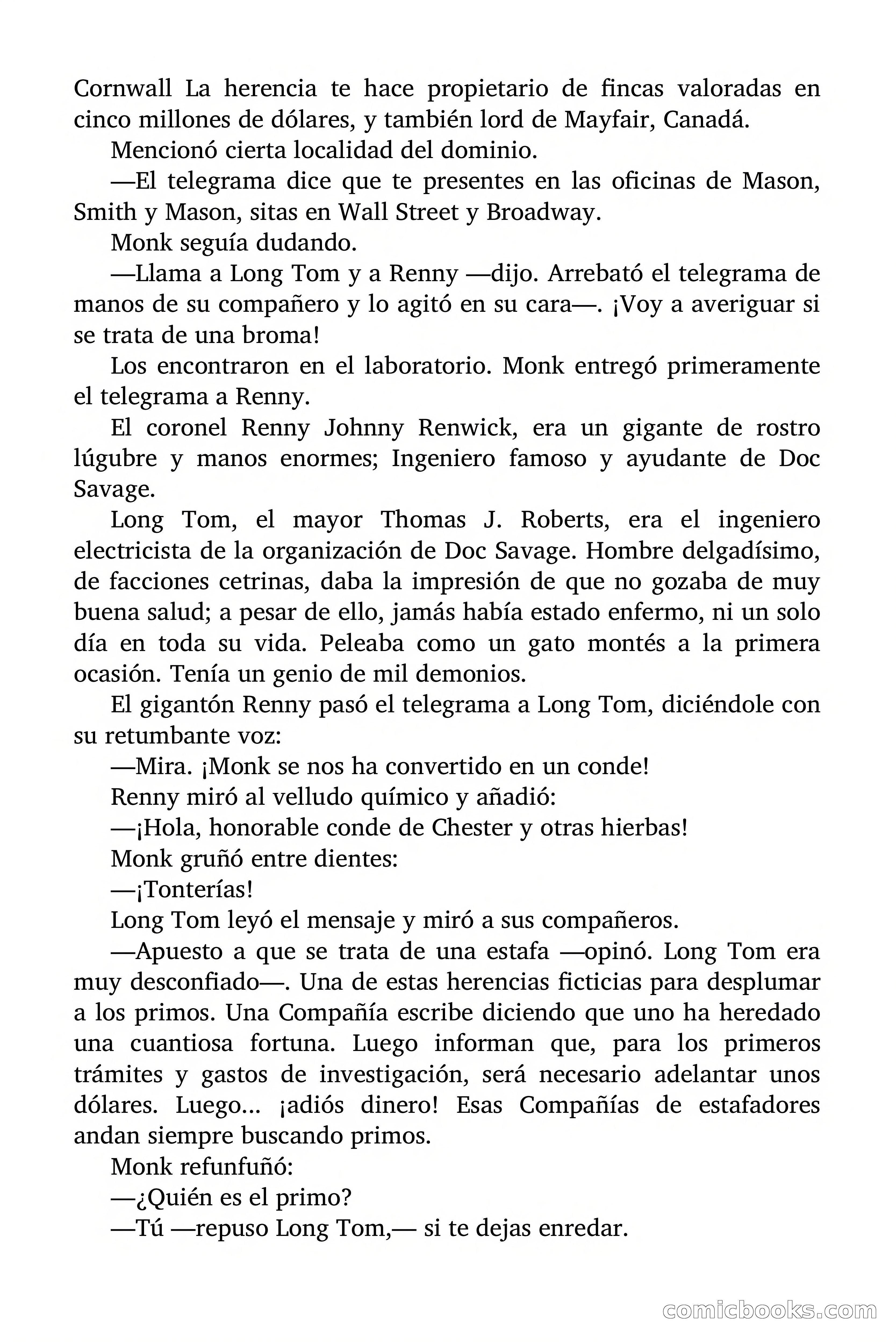 Doc Savage: Herencia diabólica — page 19 of 120