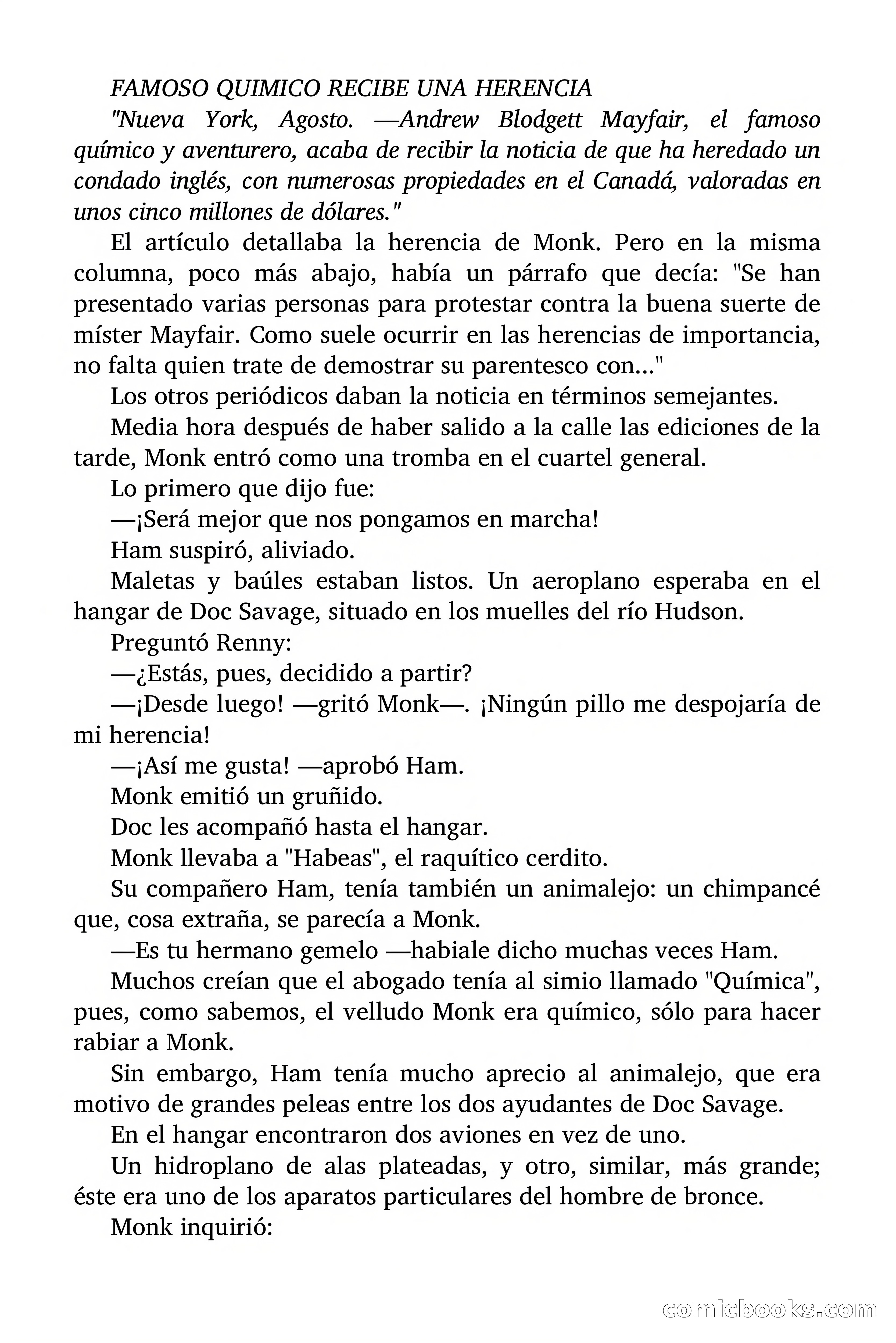 Doc Savage: Herencia diabólica — page 27 of 120