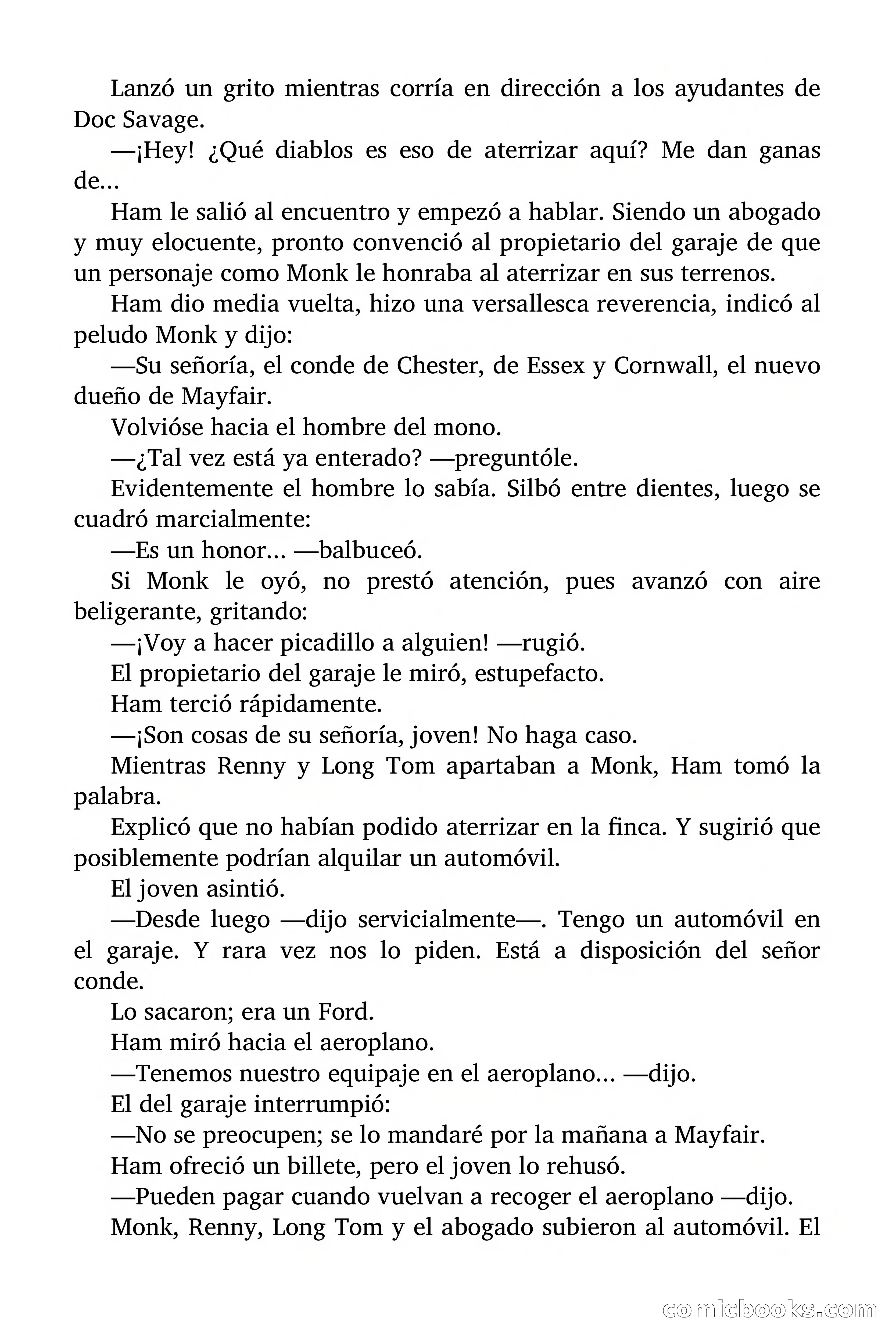 Doc Savage: Herencia diabólica — page 35 of 120