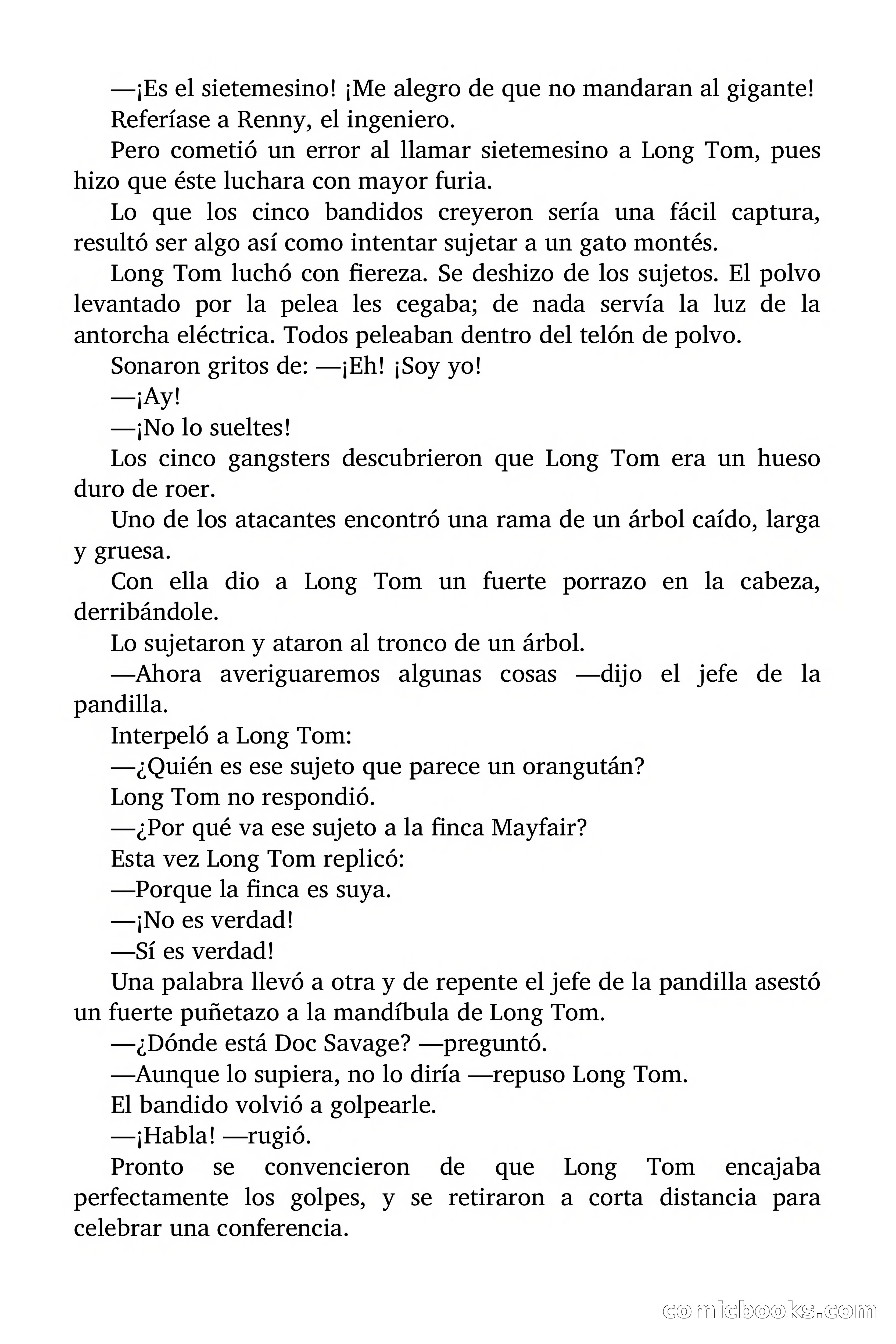 Doc Savage: Herencia diabólica — page 38 of 120