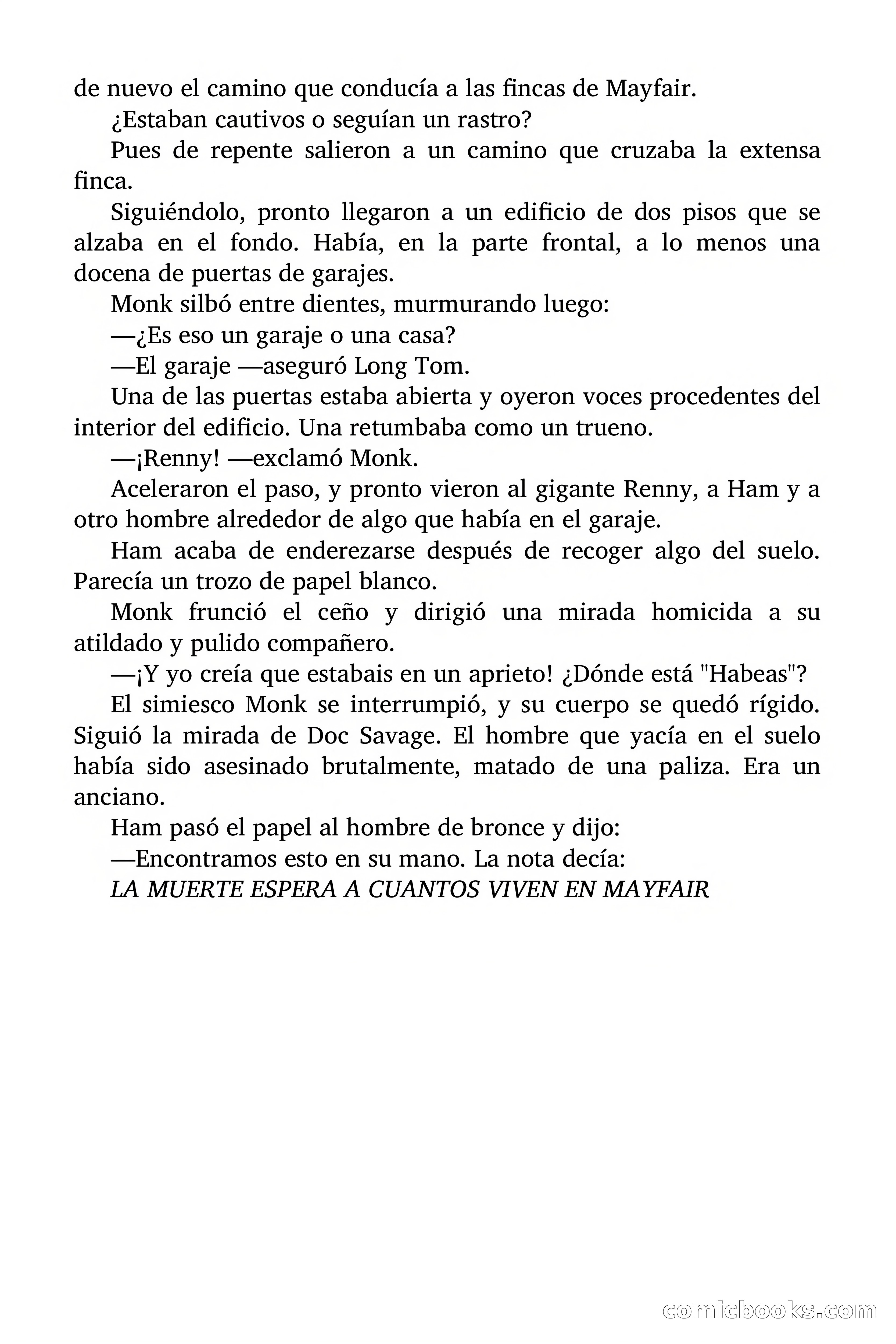 Doc Savage: Herencia diabólica — page 50 of 120