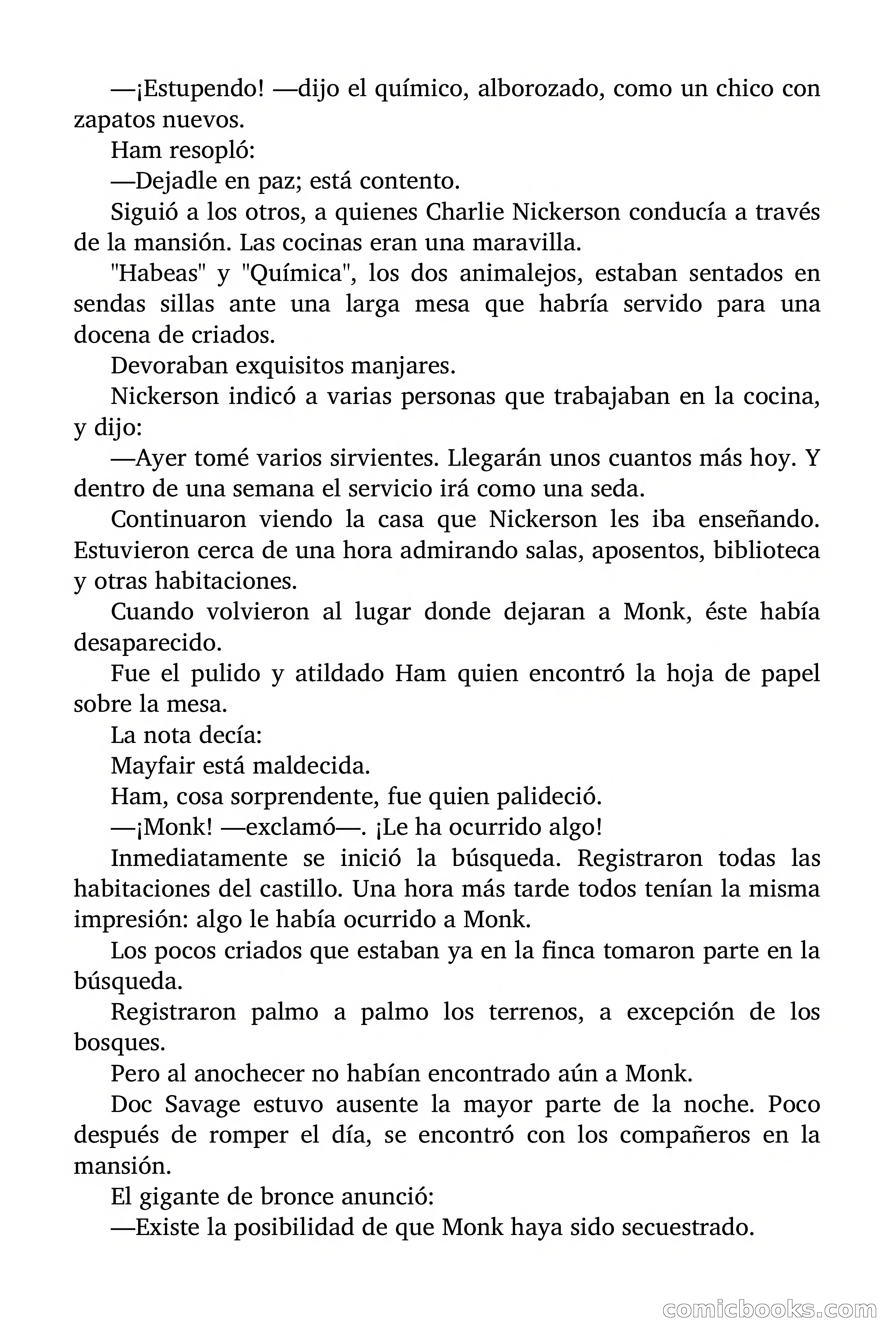 Doc Savage: Herencia diabólica — page 54 of 120
