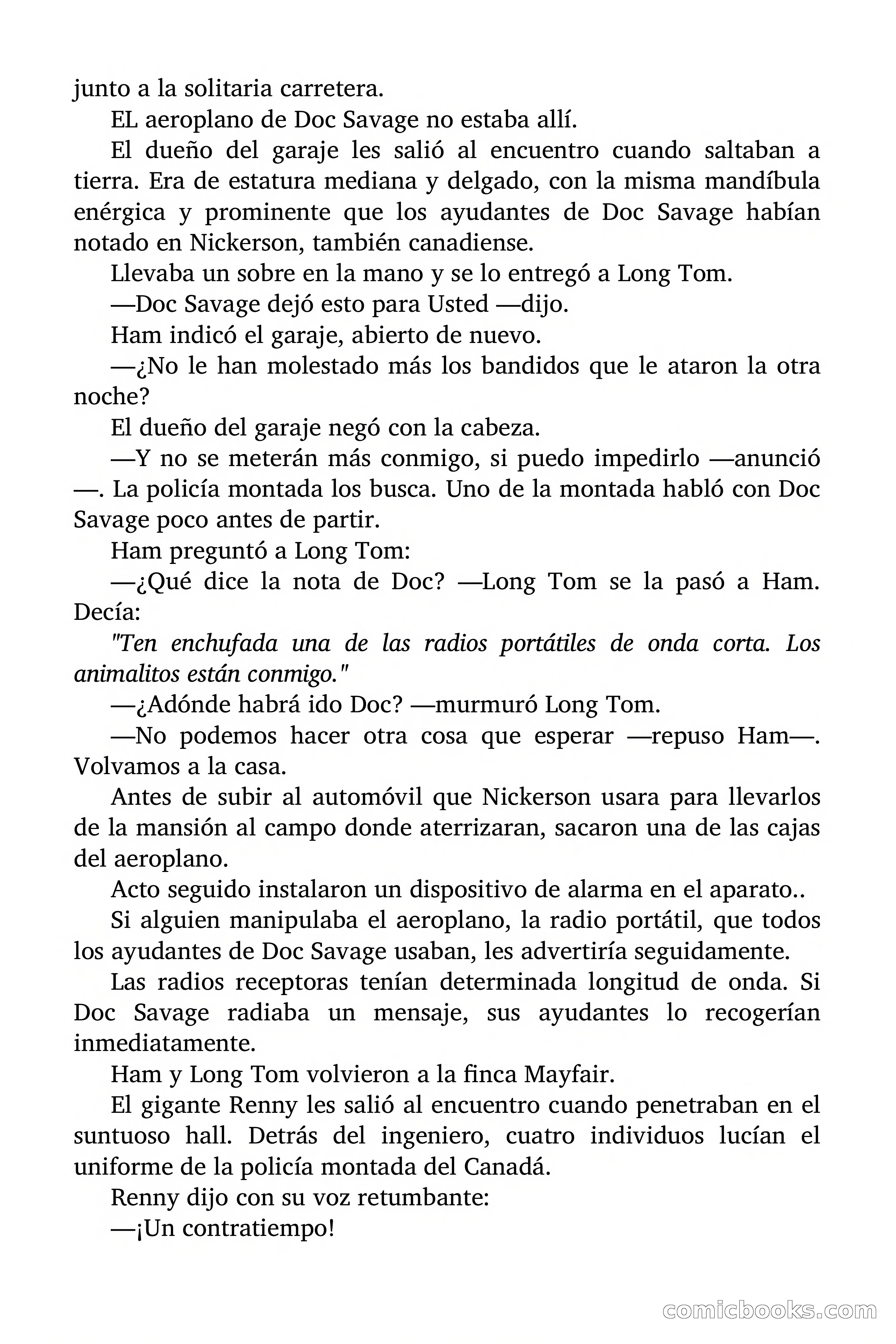 Doc Savage: Herencia diabólica — page 61 of 120