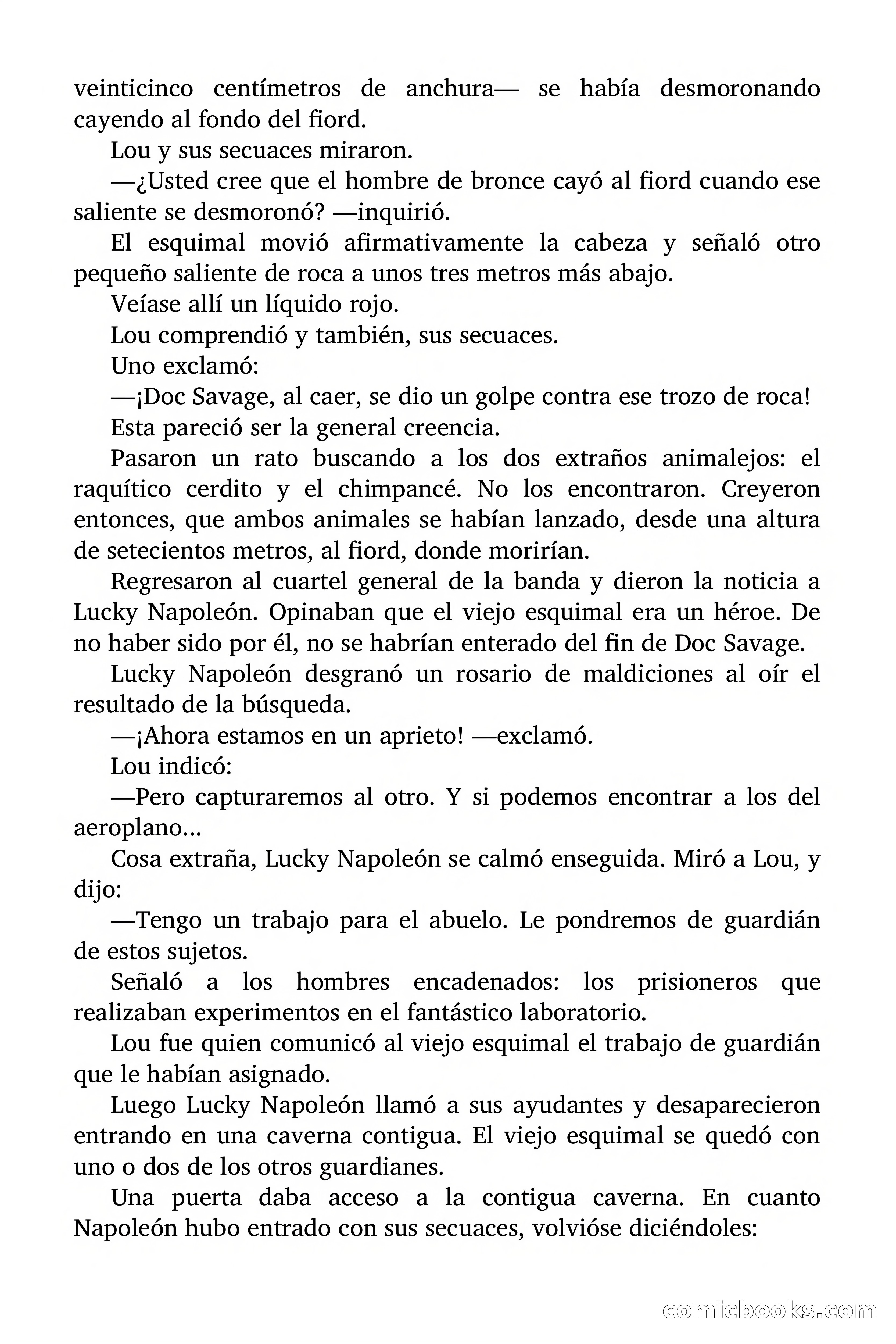 Doc Savage: Herencia diabólica — page 82 of 120