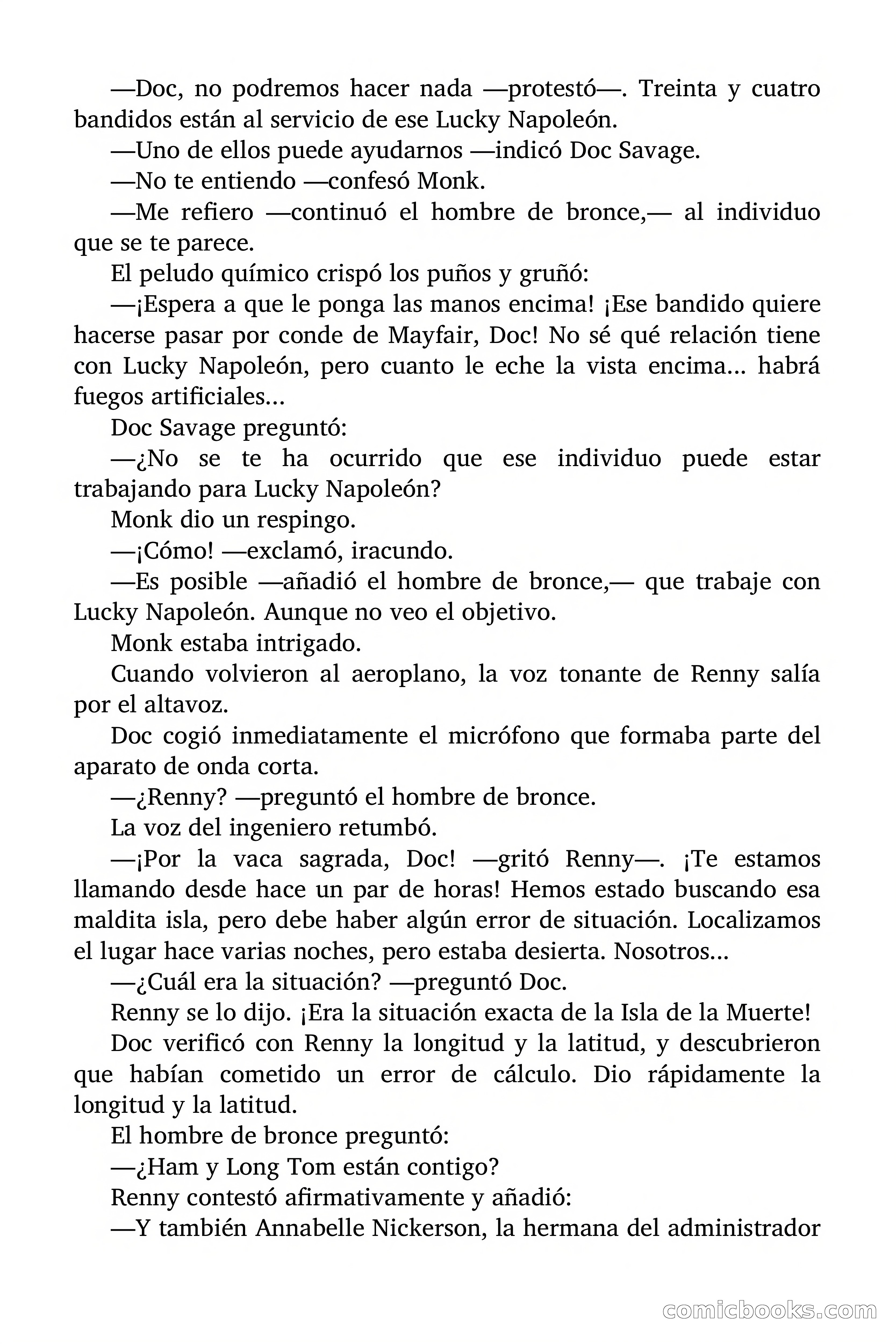 Doc Savage: Herencia diabólica — page 91 of 120