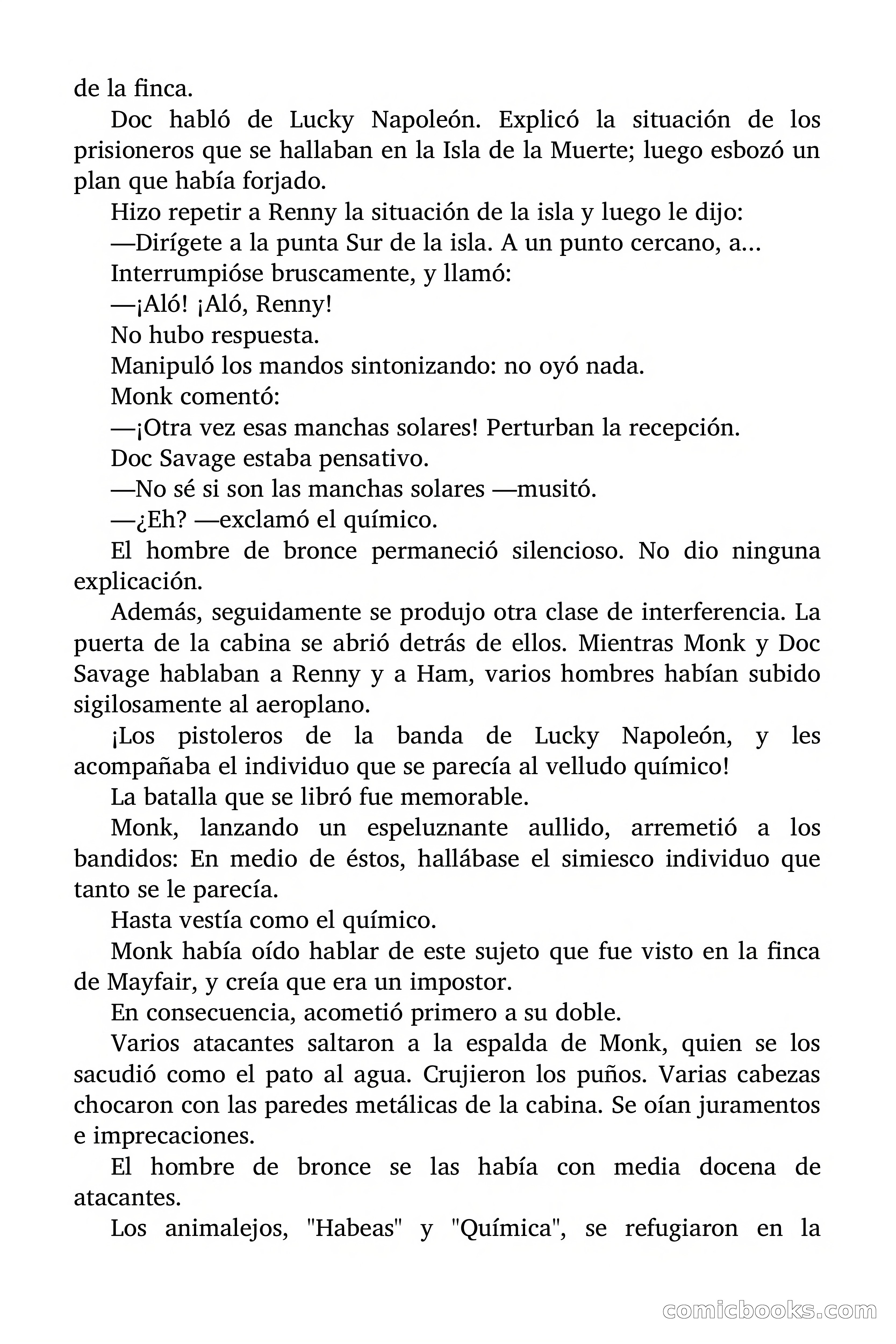 Doc Savage: Herencia diabólica — page 92 of 120