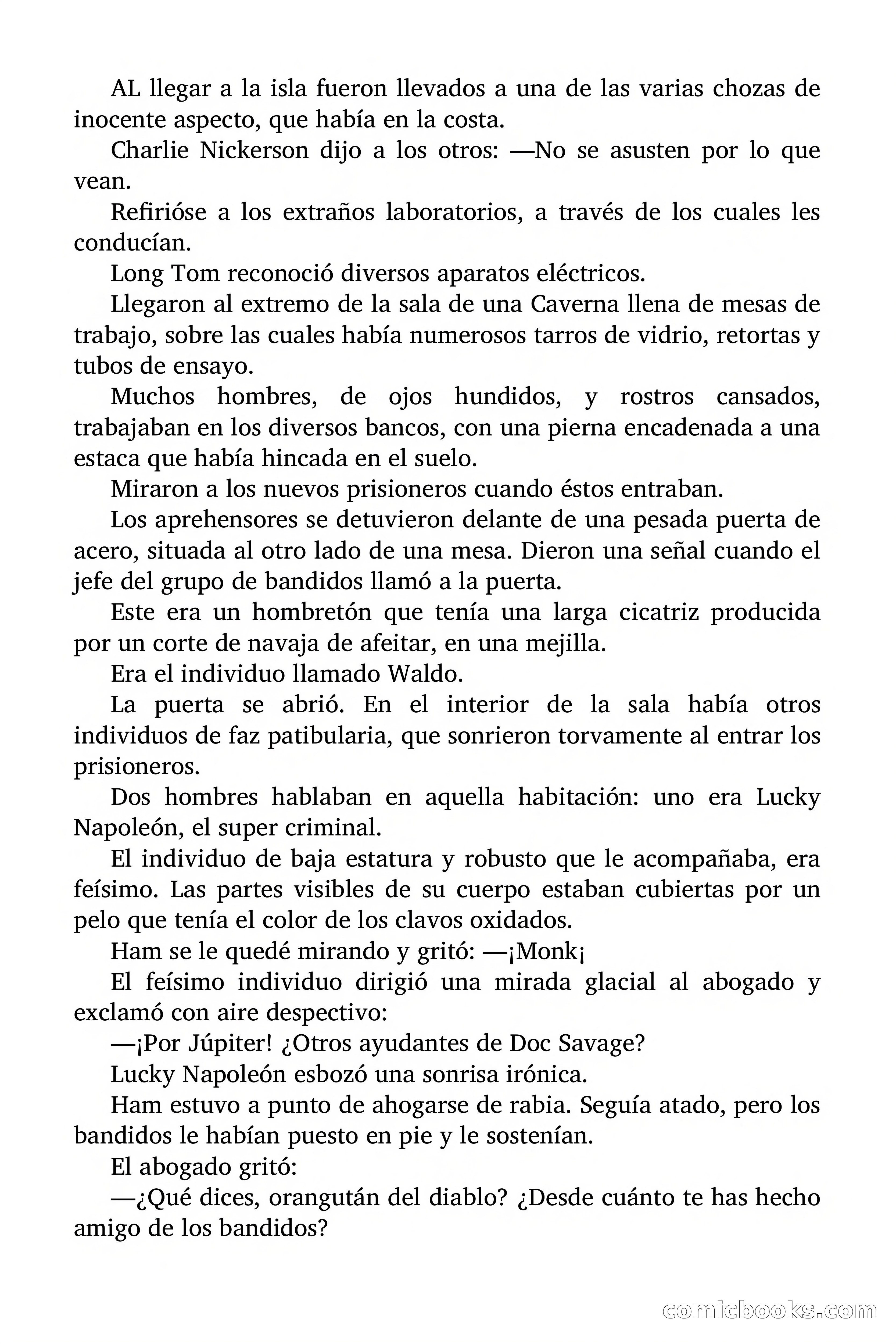 Doc Savage: Herencia diabólica — page 98 of 120
