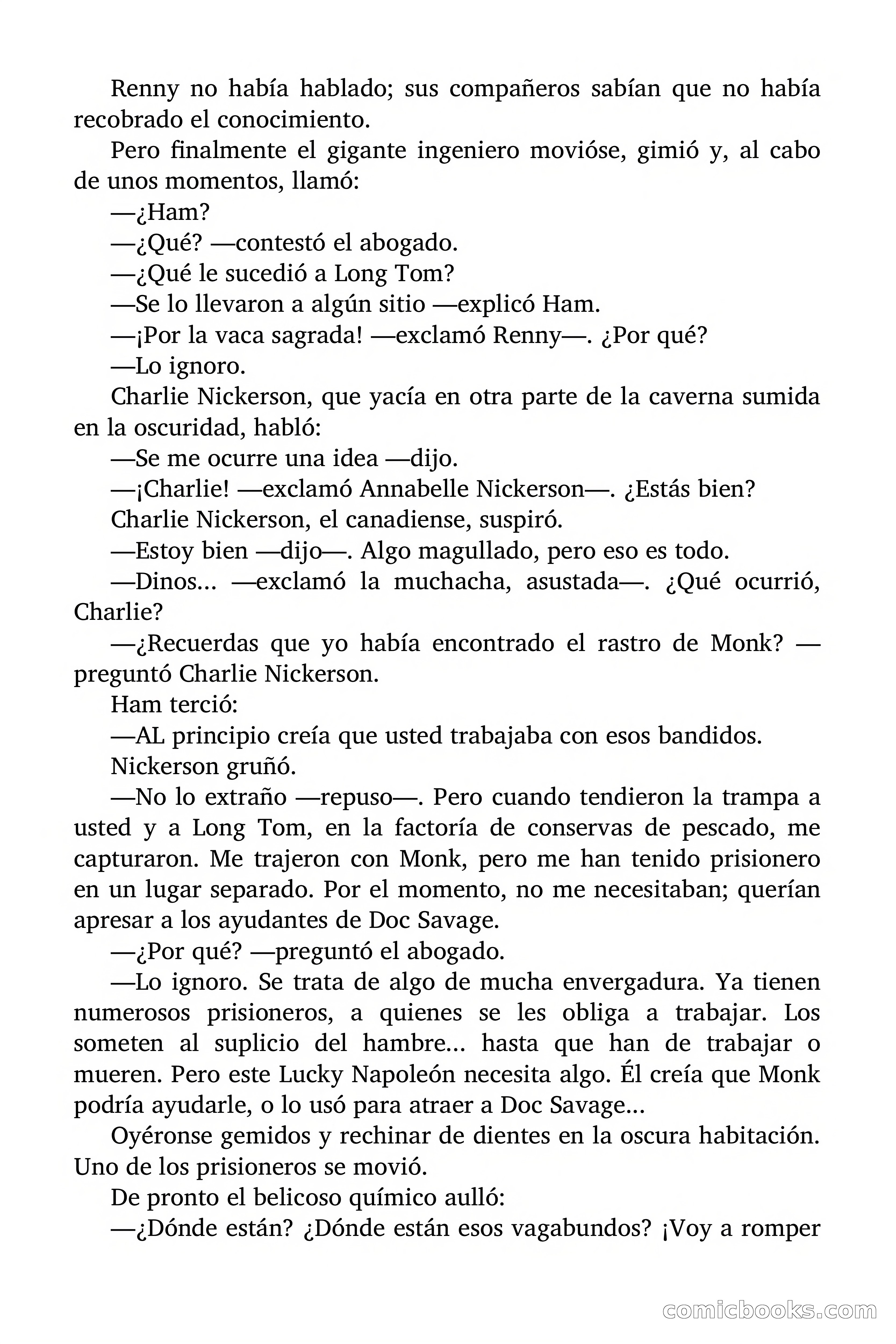 Doc Savage: Herencia diabólica — page 100 of 120