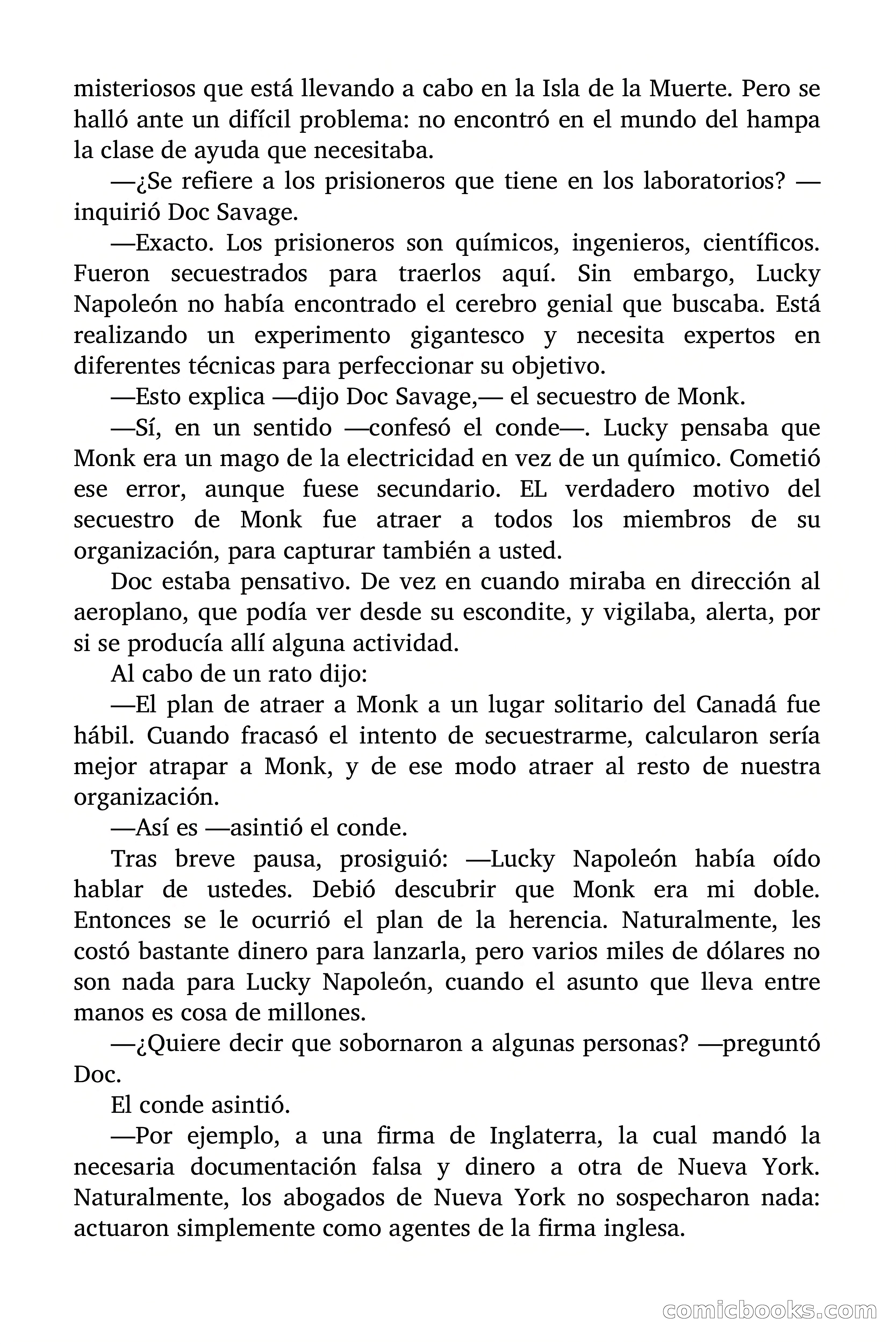 Doc Savage: Herencia diabólica — page 104 of 120