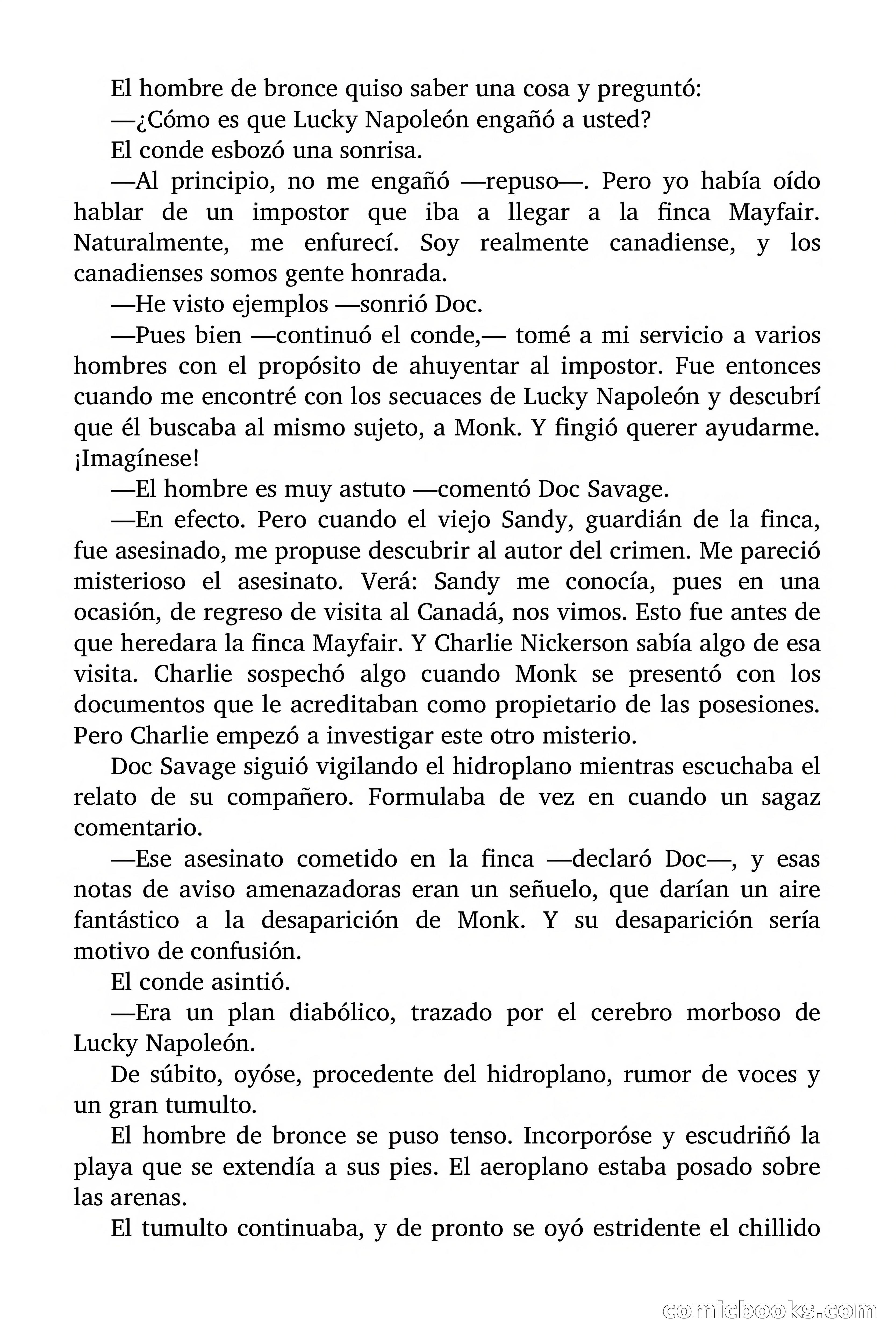 Doc Savage: Herencia diabólica — page 105 of 120