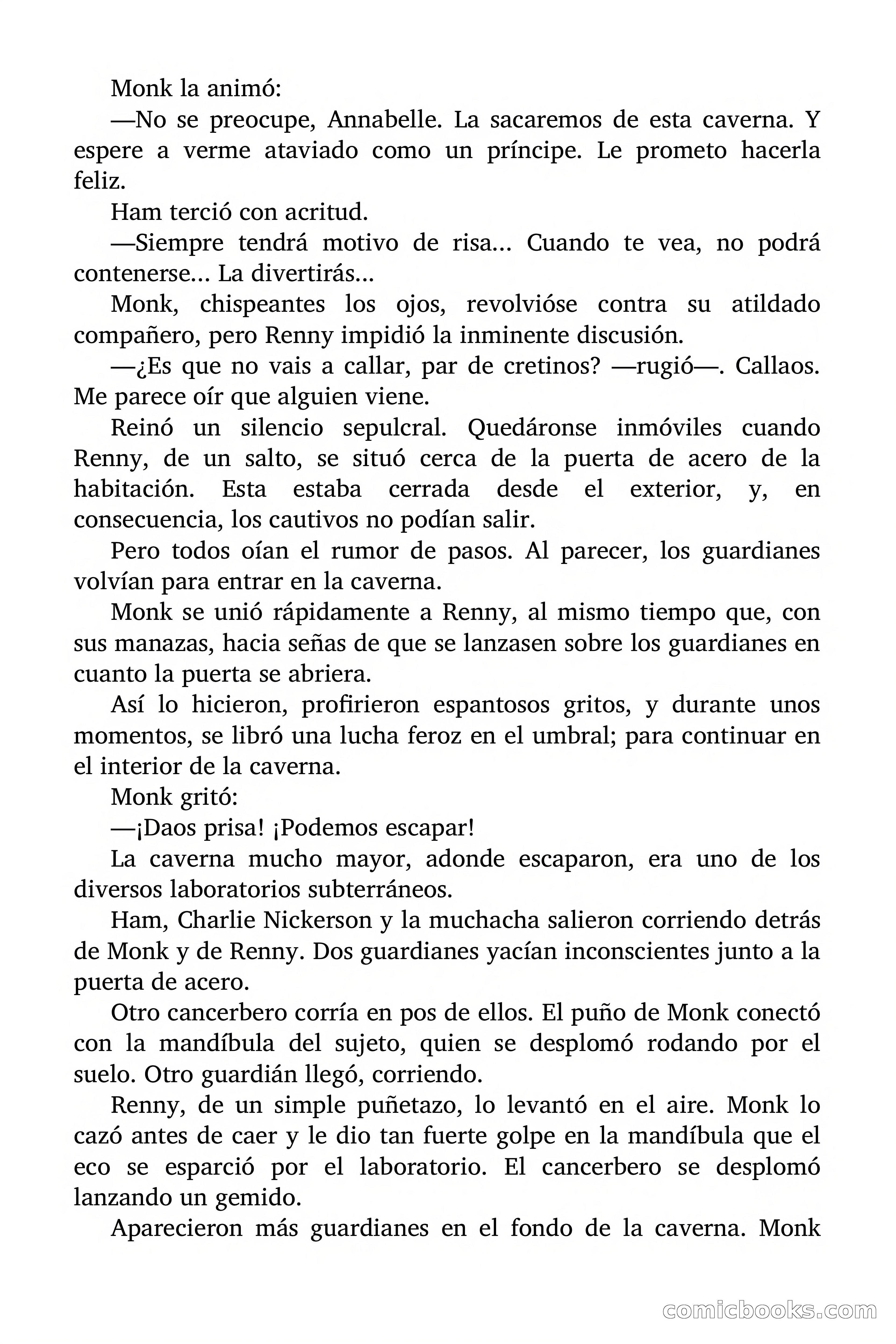 Doc Savage: Herencia diabólica — page 110 of 120