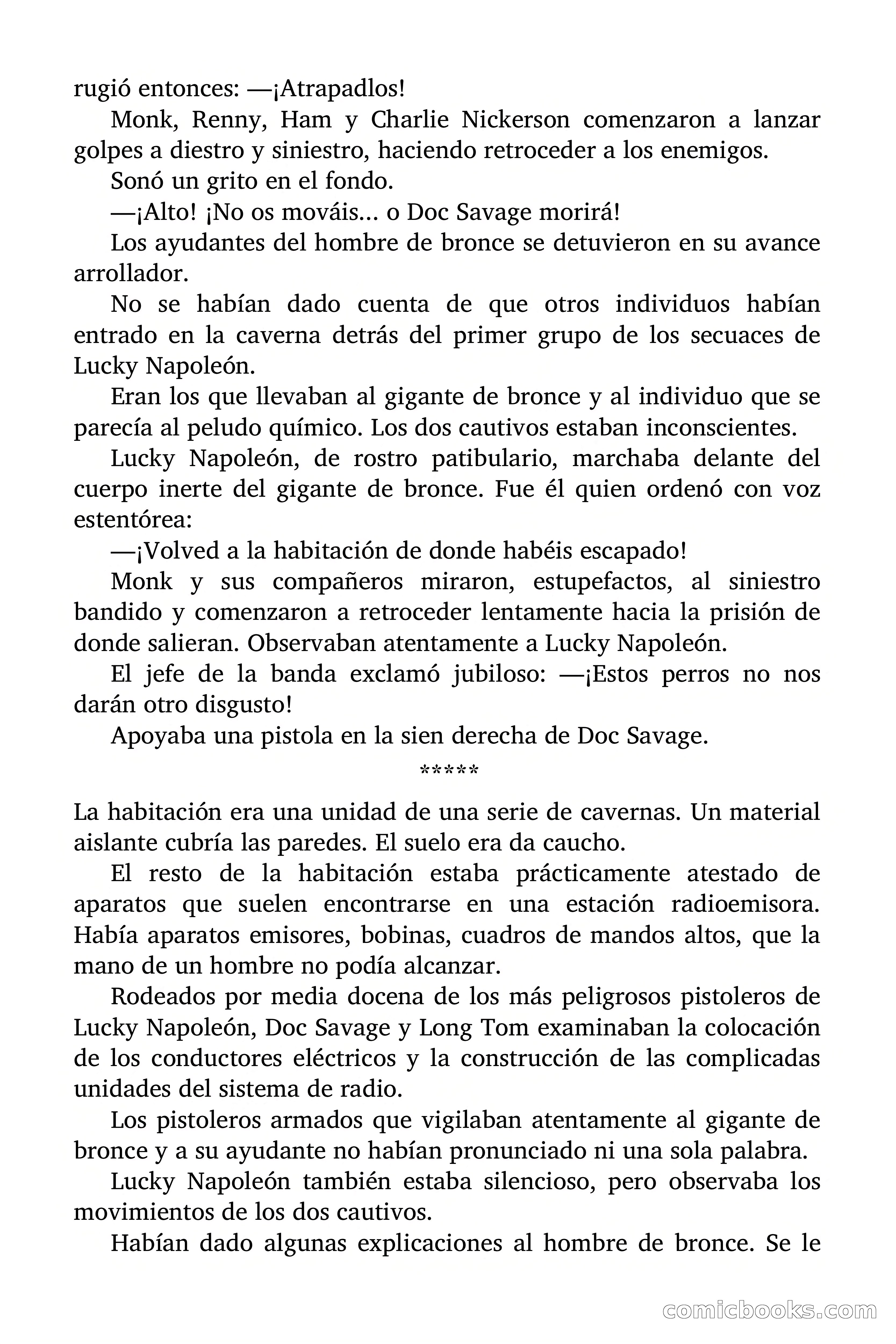 Doc Savage: Herencia diabólica — page 111 of 120