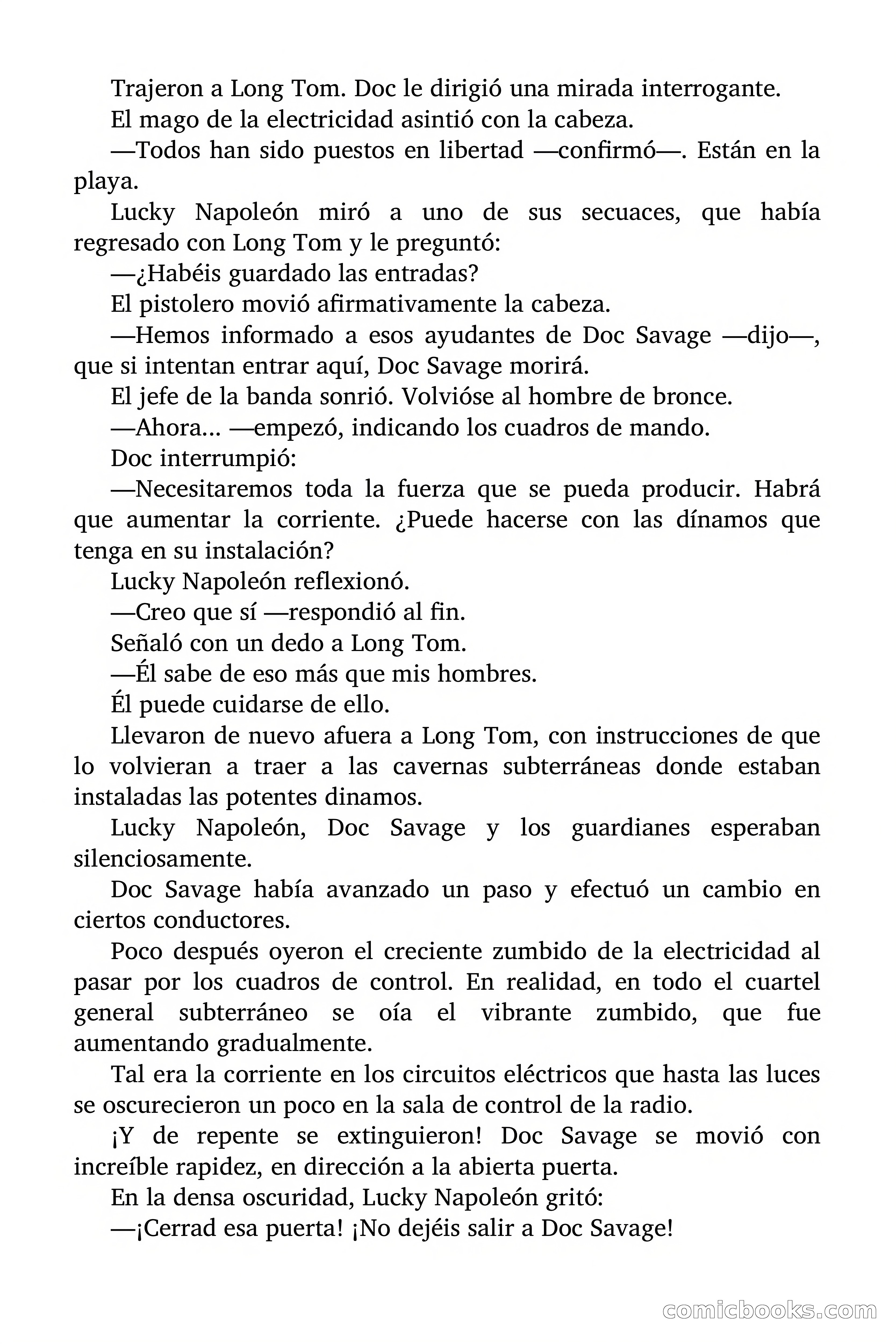 Doc Savage: Herencia diabólica — page 116 of 120