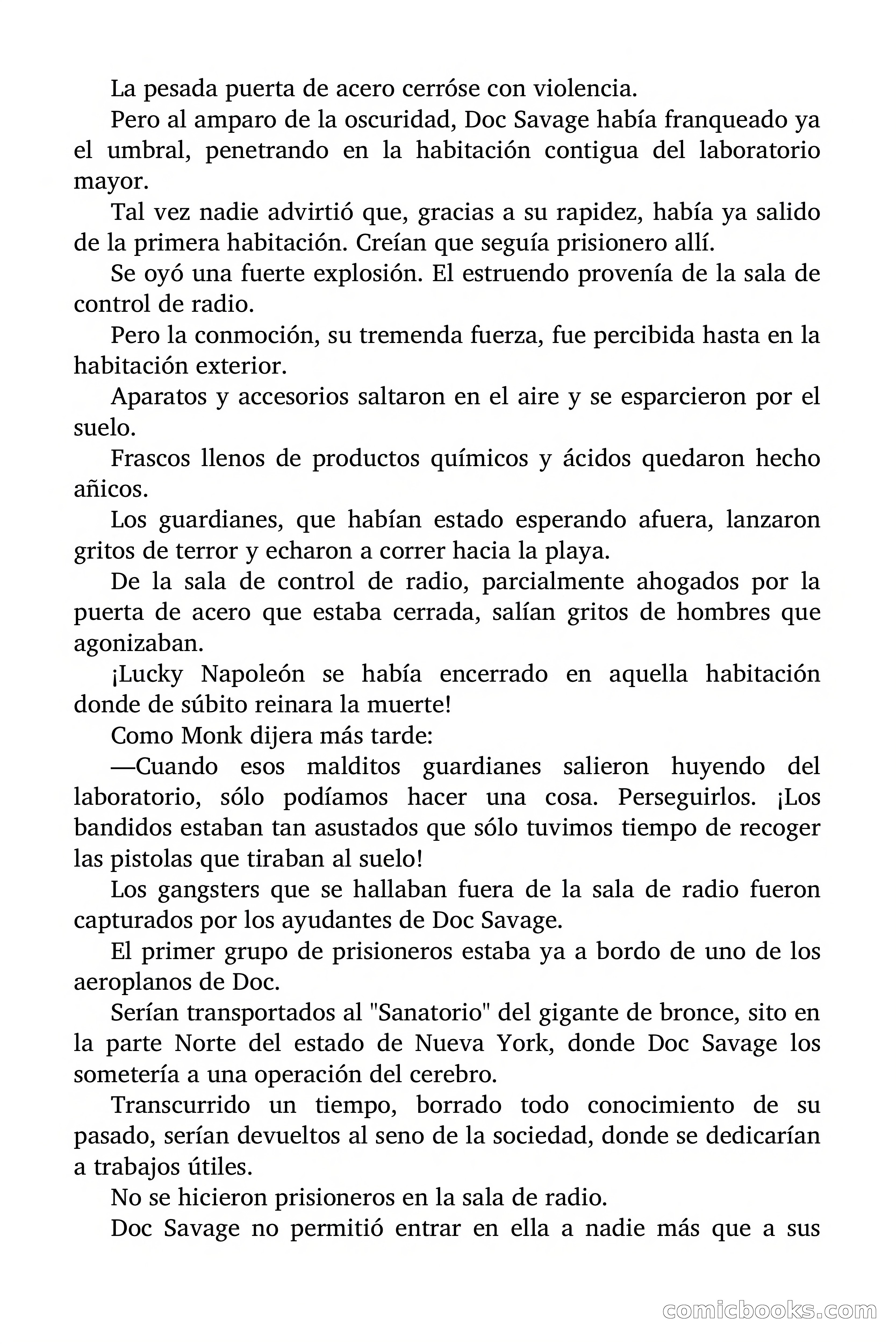 Doc Savage: Herencia diabólica — page 117 of 120