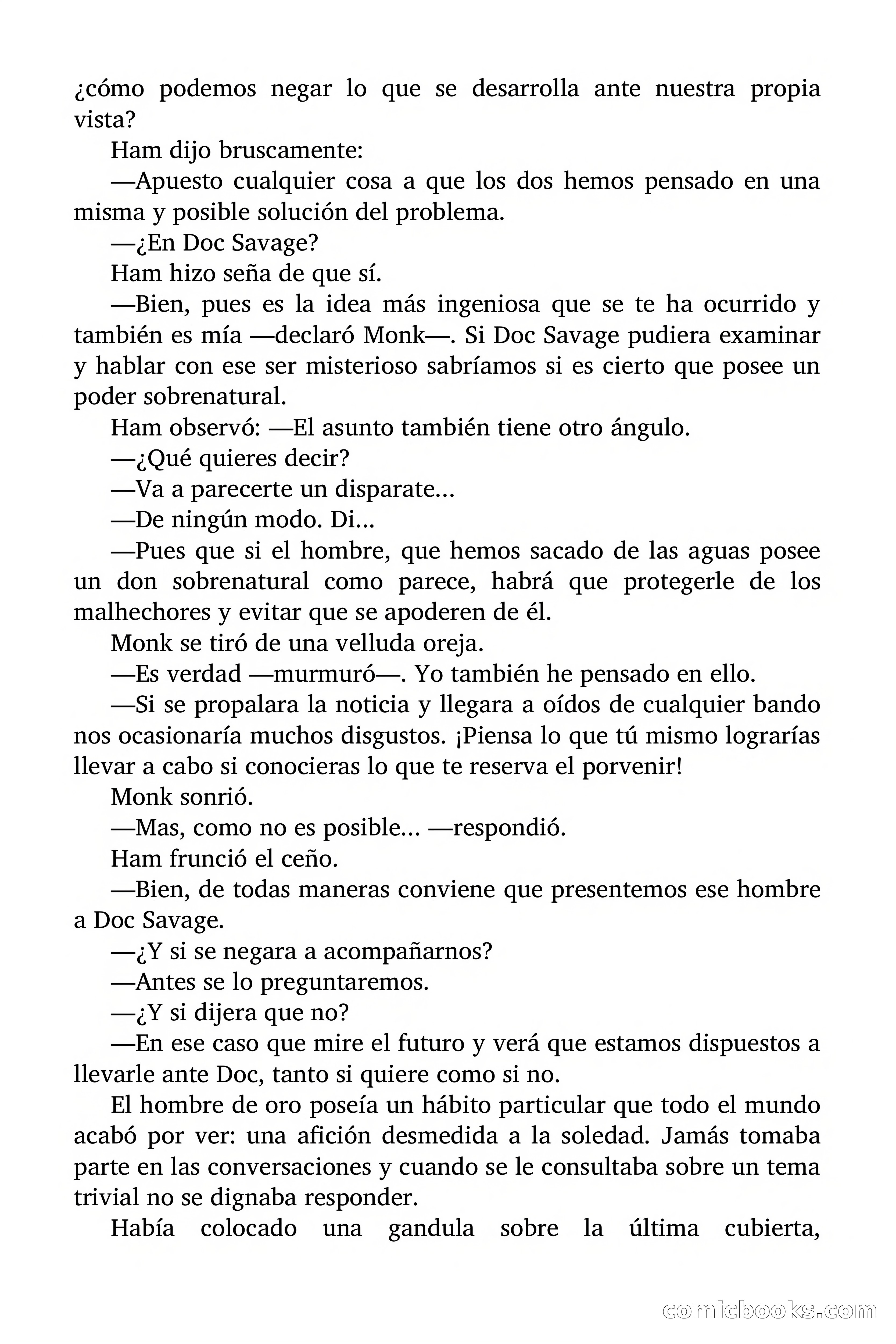 Doc Savage: El Hombre de Oro — page 28 of 137