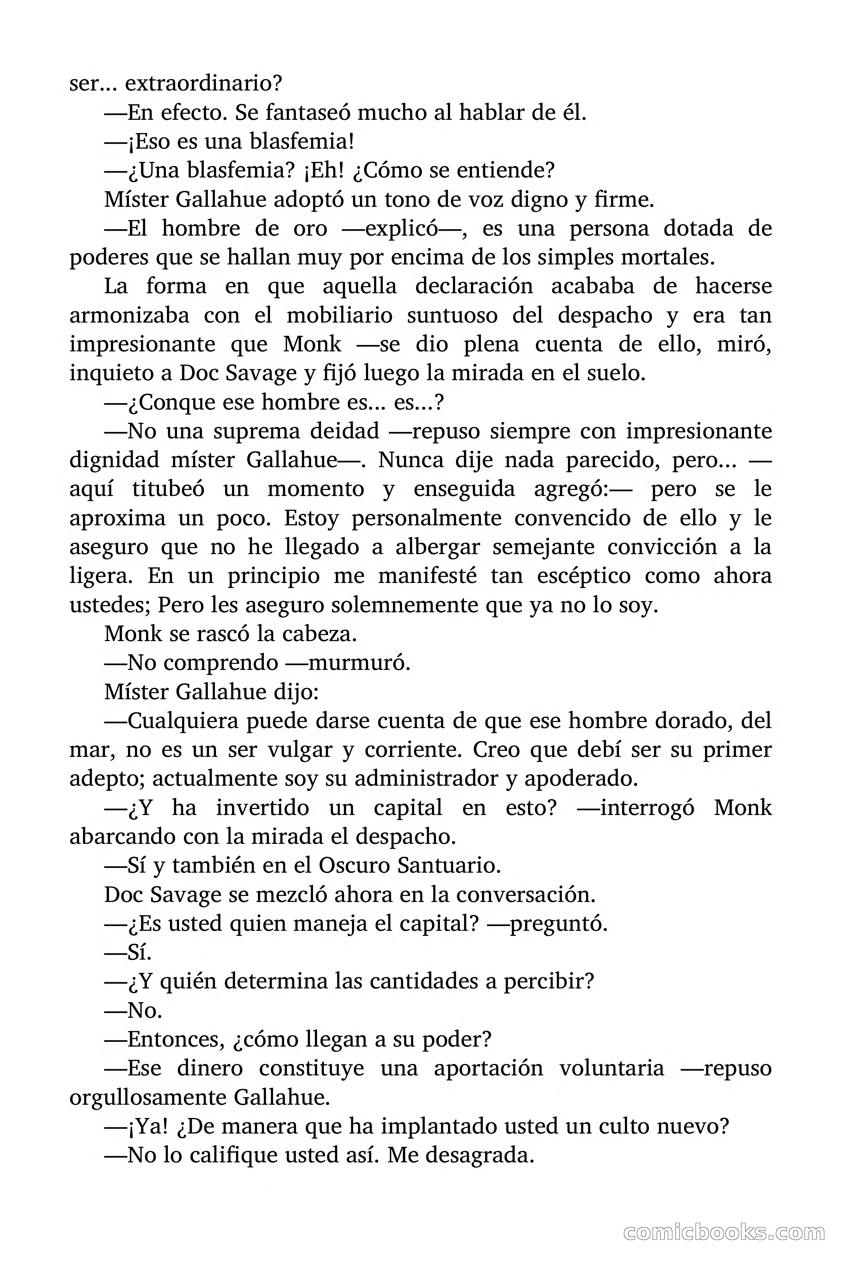 Doc Savage: El Hombre de Oro — page 89 of 137