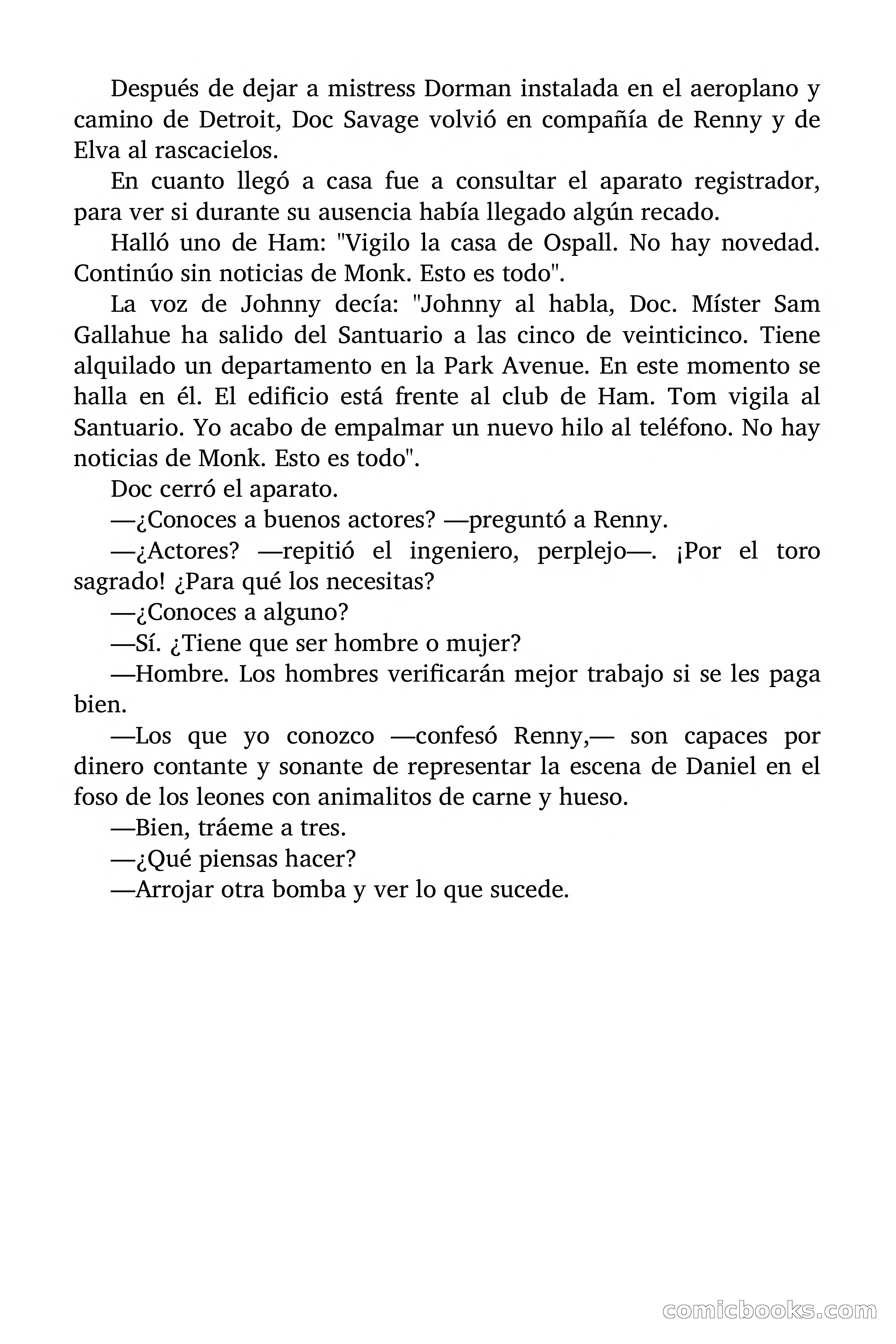 Doc Savage: El Hombre de Oro — page 109 of 137