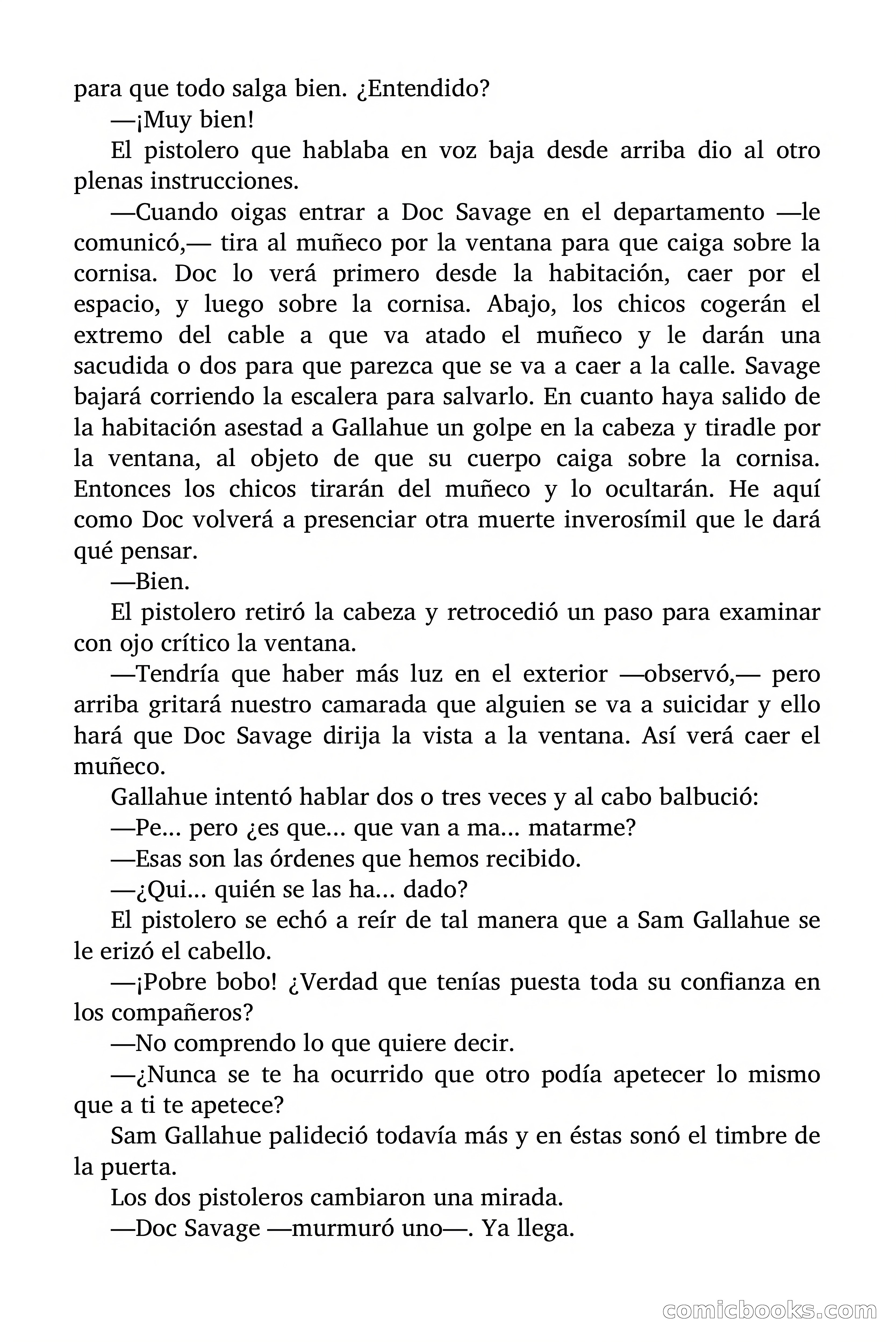 Doc Savage: El Hombre de Oro — page 112 of 137