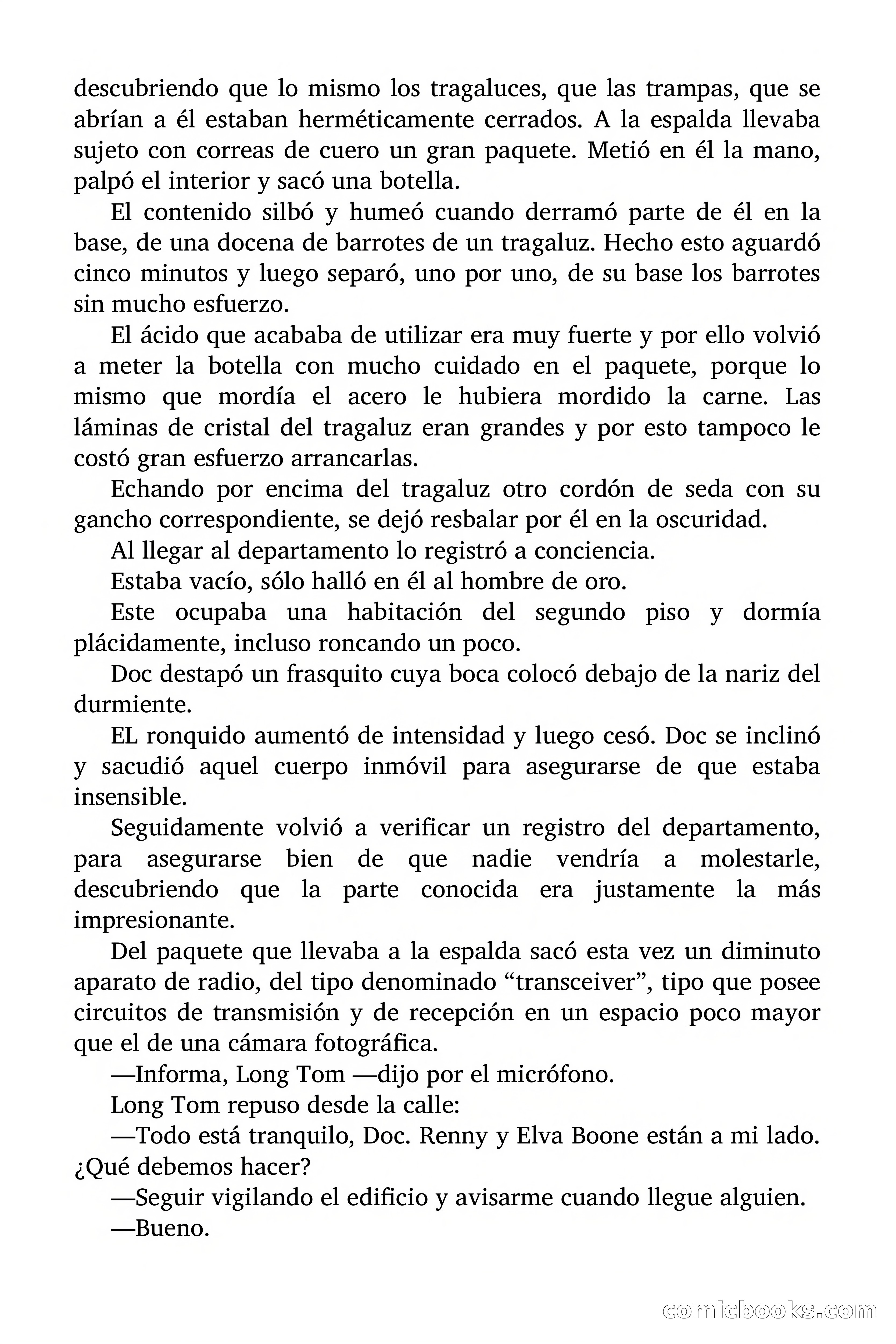 Doc Savage: El Hombre de Oro — page 118 of 137