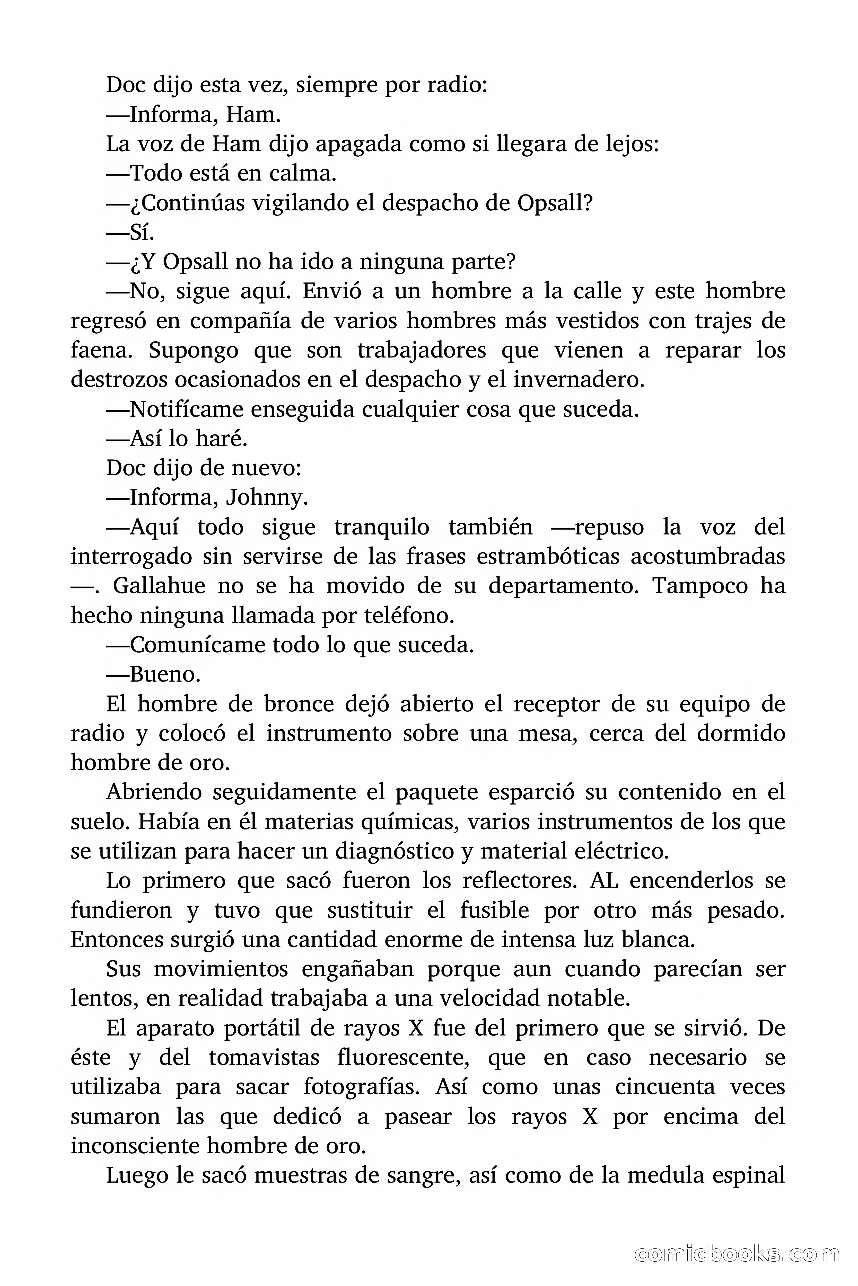 Doc Savage: El Hombre de Oro — page 119 of 137