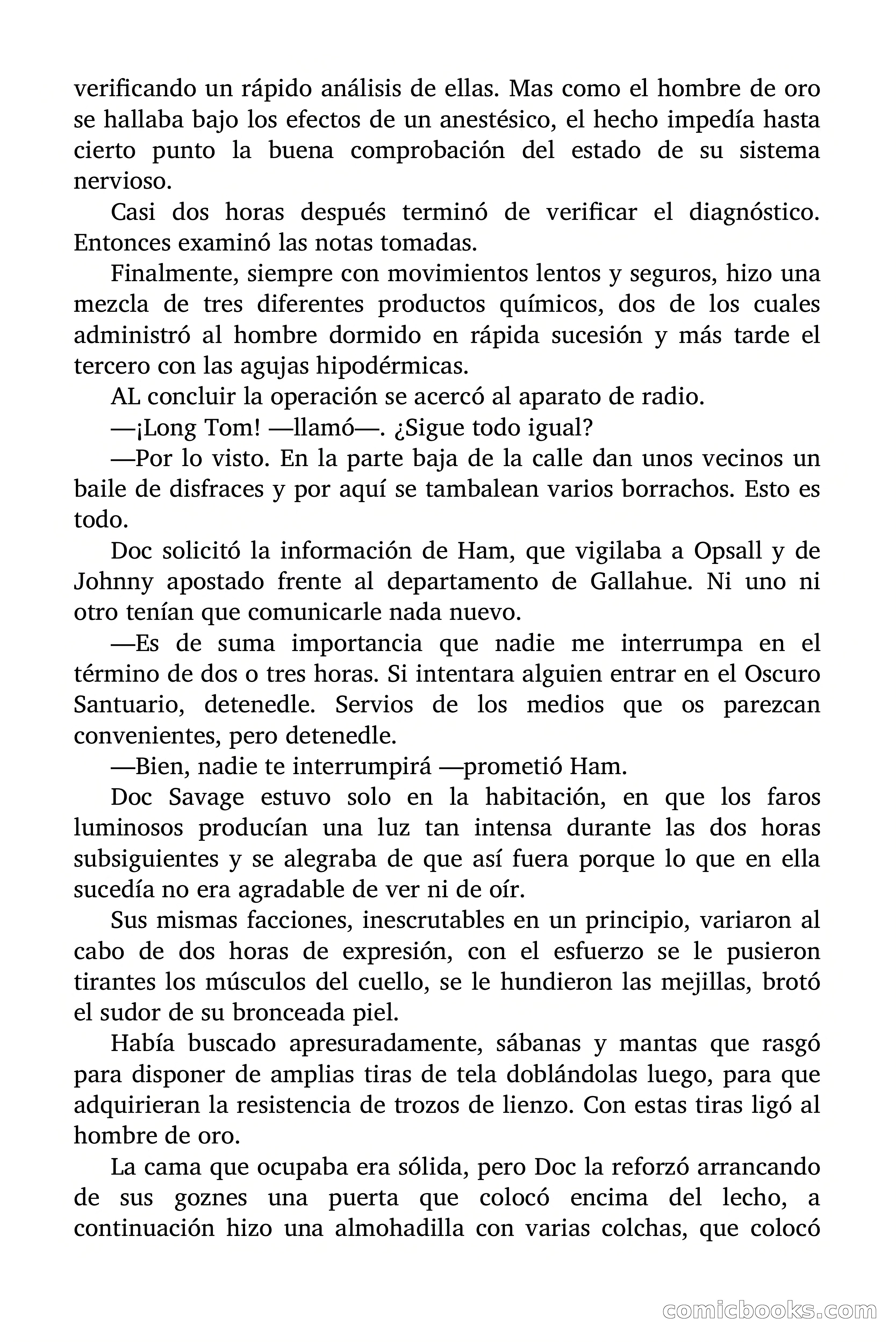 Doc Savage: El Hombre de Oro — page 120 of 137