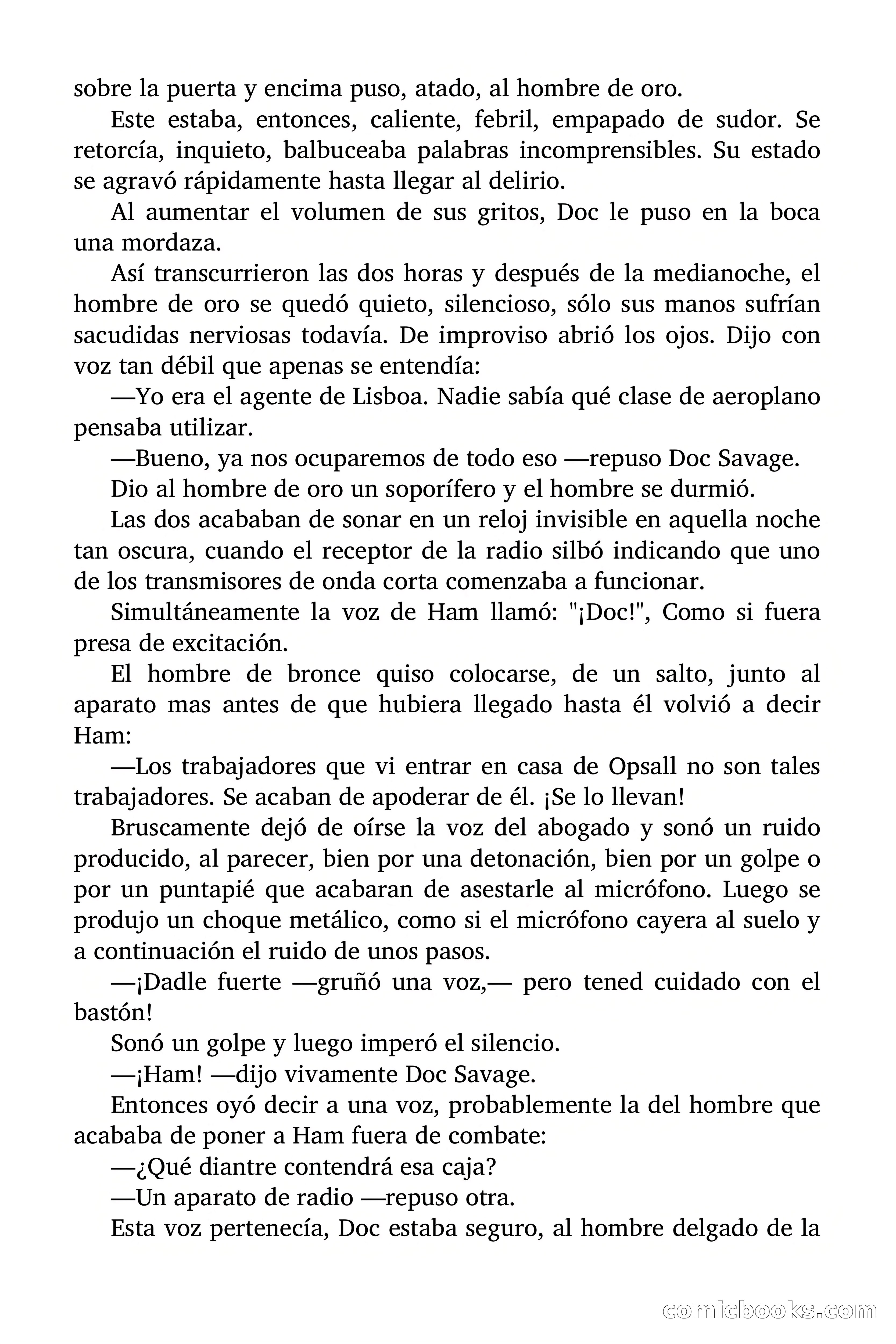 Doc Savage: El Hombre de Oro — page 121 of 137