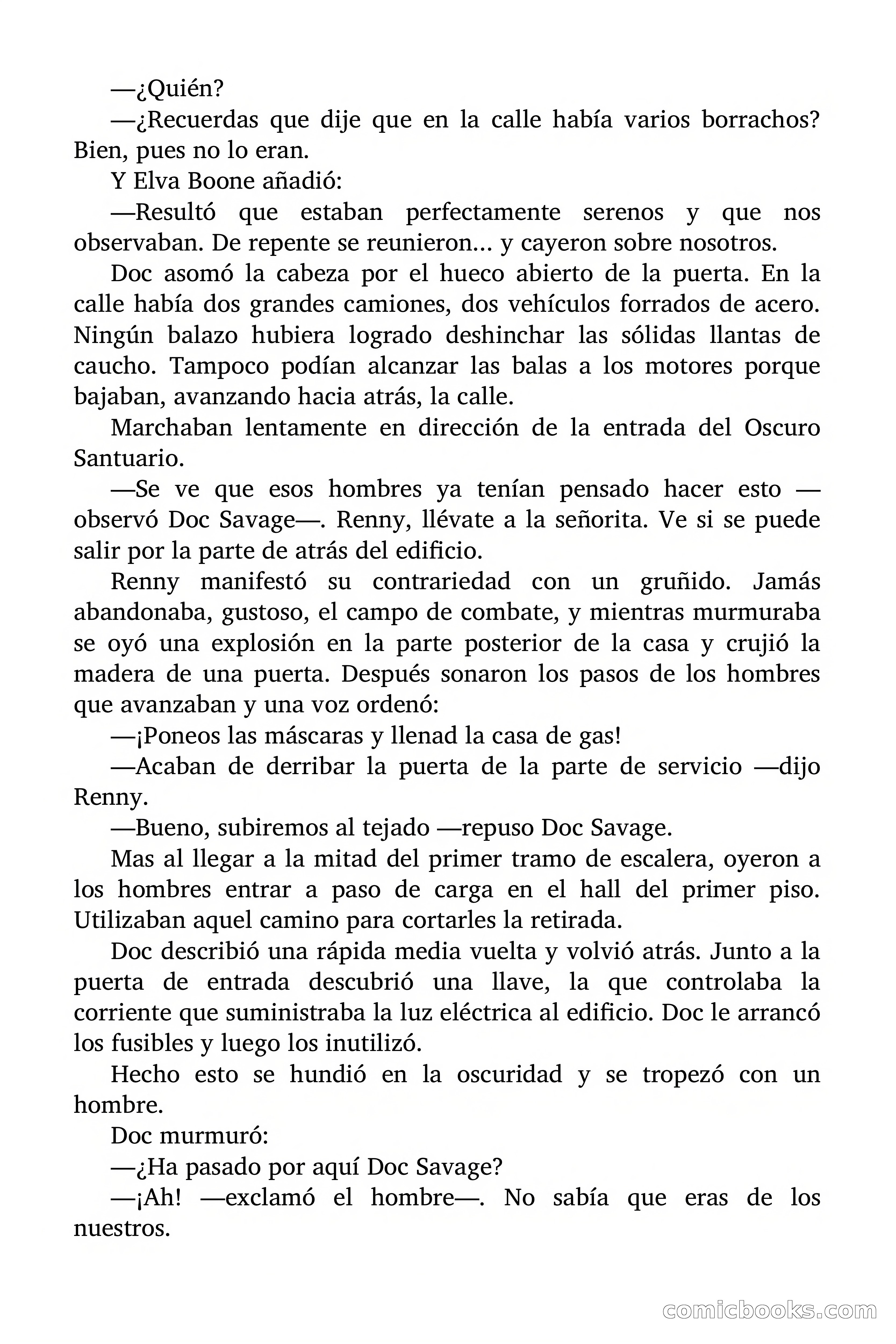 Doc Savage: El Hombre de Oro — page 123 of 137